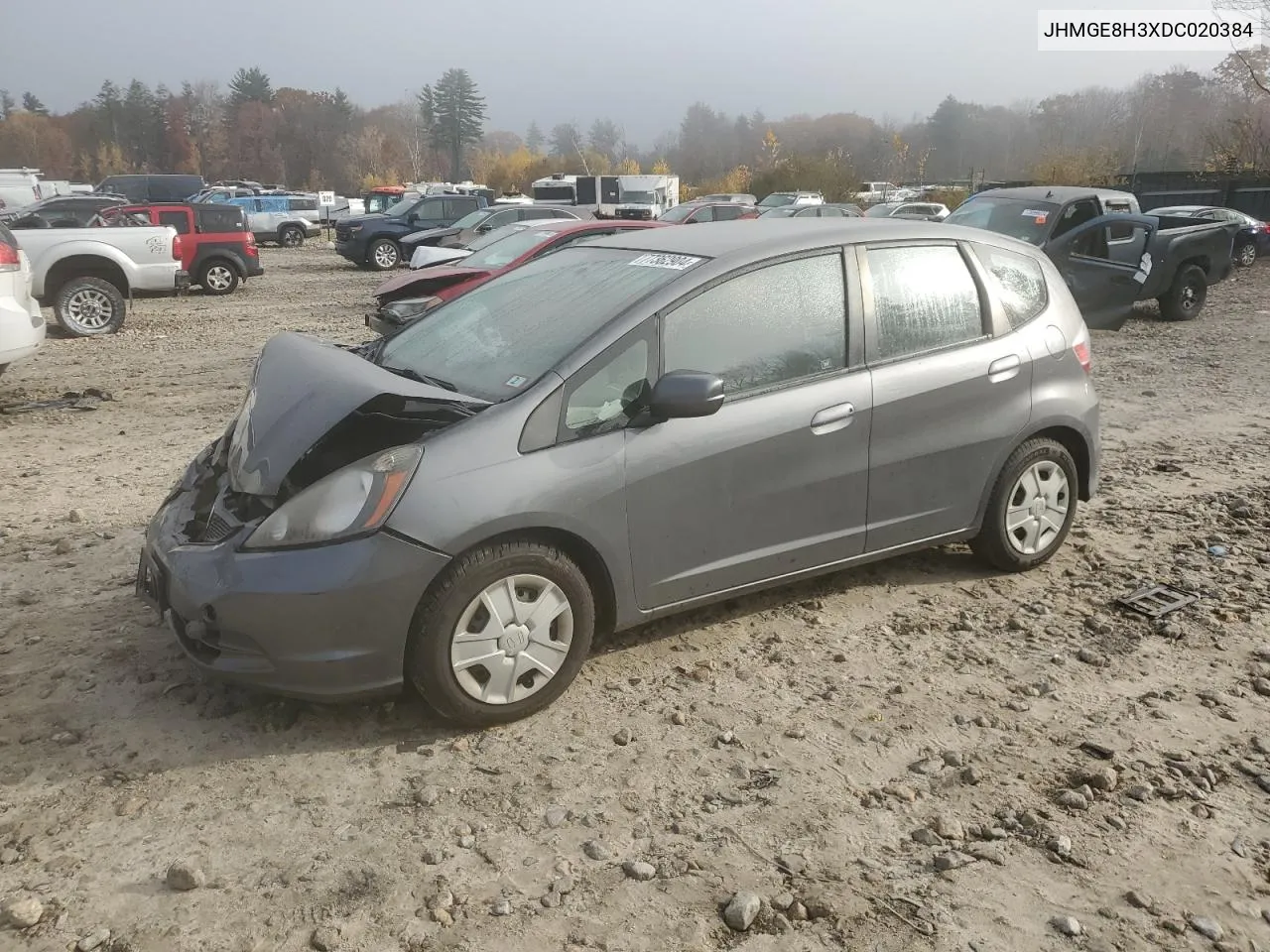 2013 Honda Fit VIN: JHMGE8H3XDC020384 Lot: 77362904