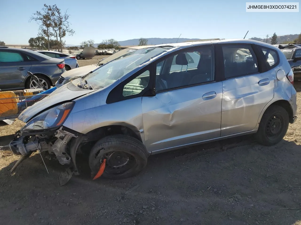 2013 Honda Fit VIN: JHMGE8H3XDC074221 Lot: 77363874