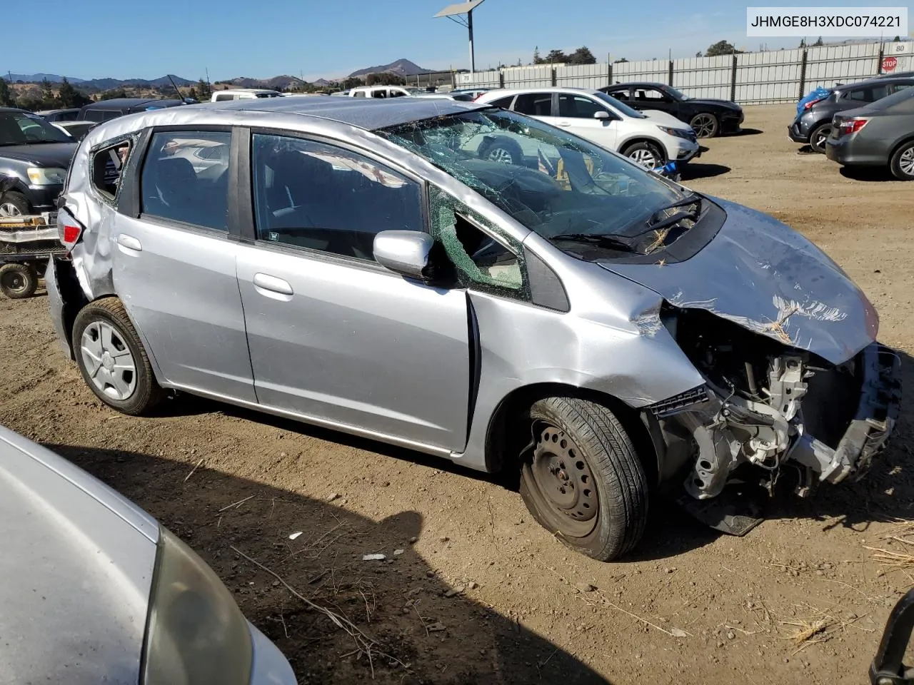 JHMGE8H3XDC074221 2013 Honda Fit