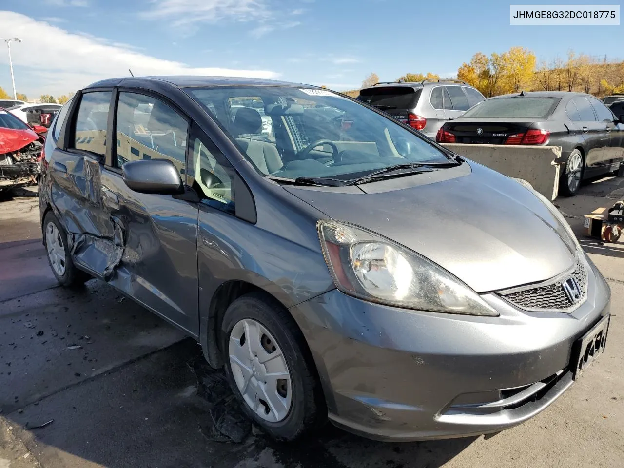 2013 Honda Fit VIN: JHMGE8G32DC018775 Lot: 77638354