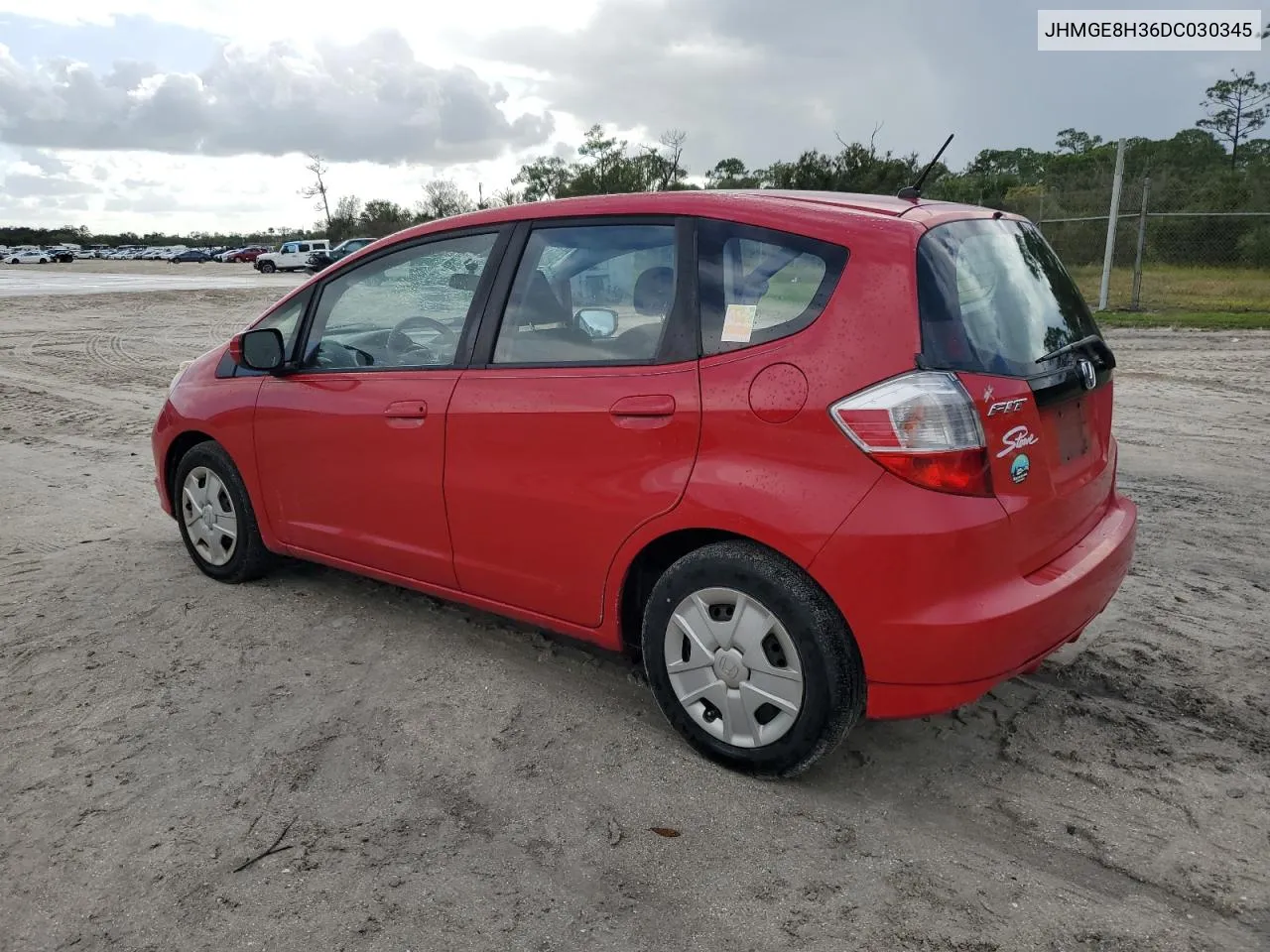 2013 Honda Fit VIN: JHMGE8H36DC030345 Lot: 78443324