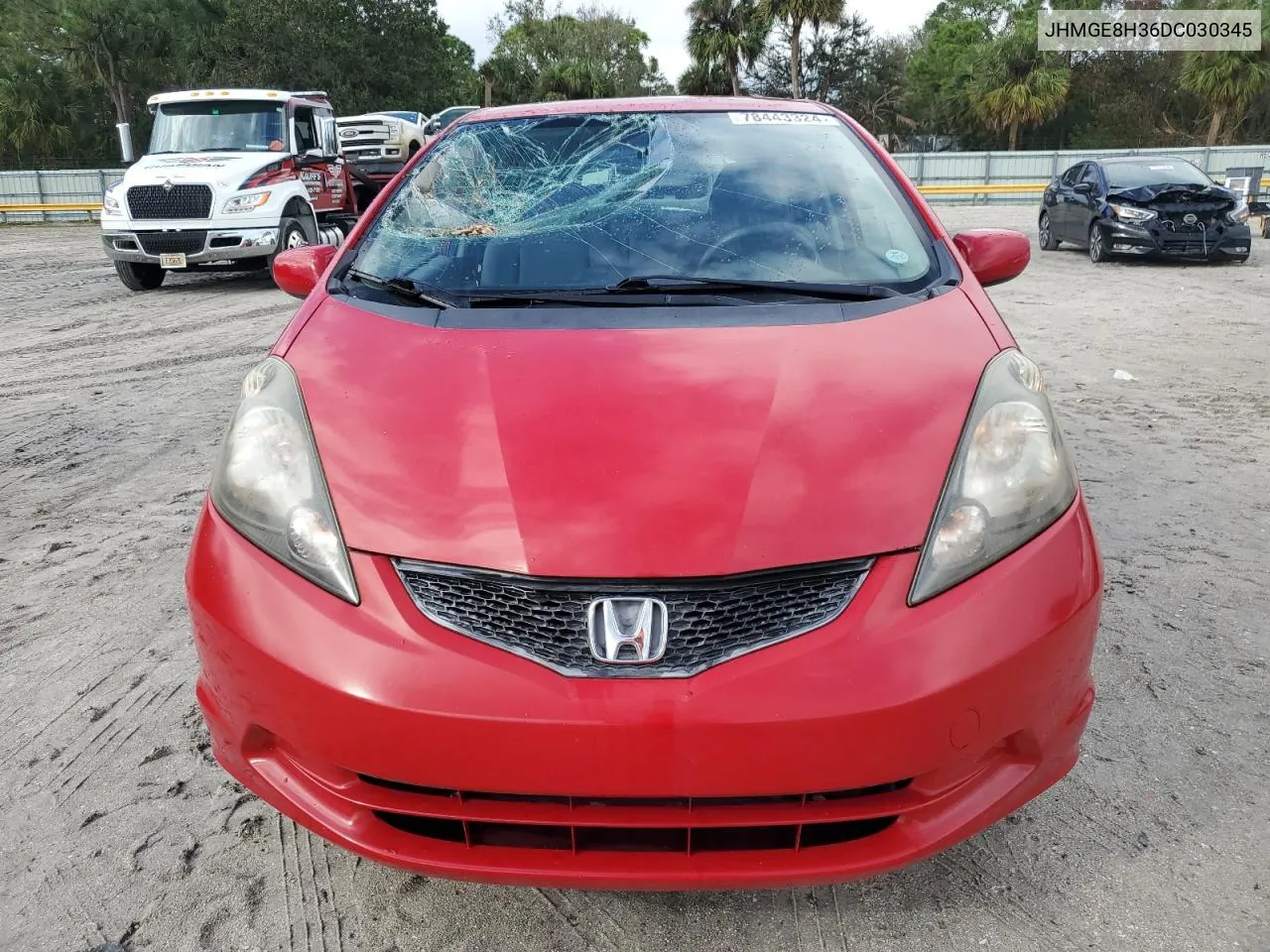 2013 Honda Fit VIN: JHMGE8H36DC030345 Lot: 78443324