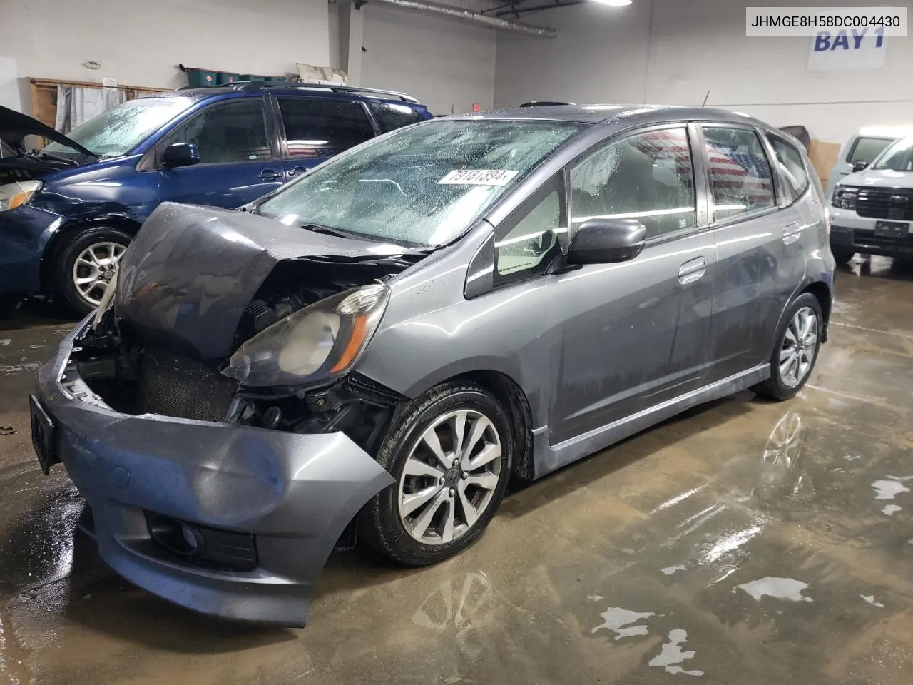 2013 Honda Fit Sport VIN: JHMGE8H58DC004430 Lot: 79181394