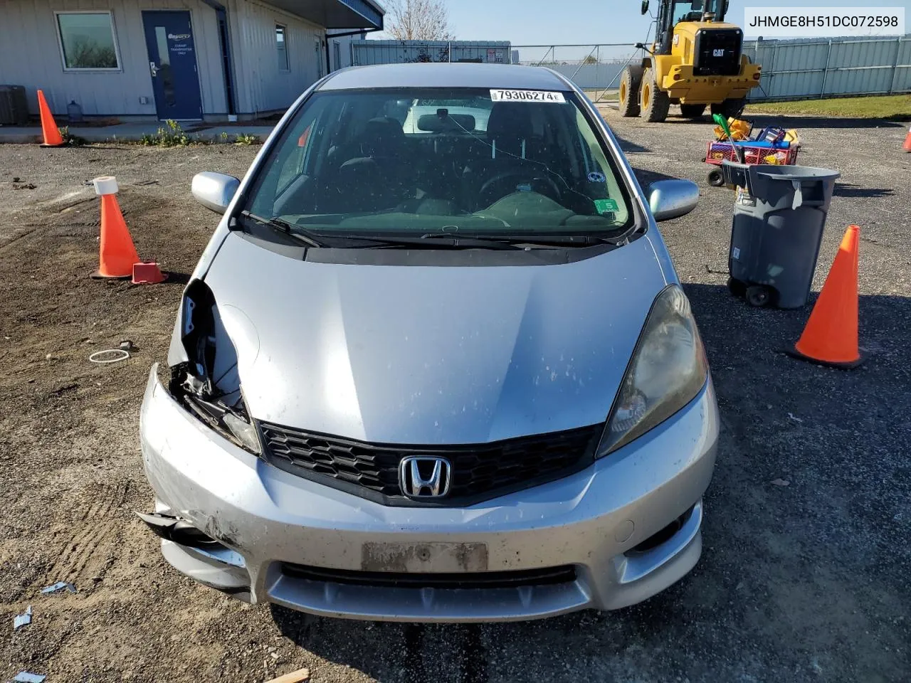 2013 Honda Fit Sport VIN: JHMGE8H51DC072598 Lot: 79306274