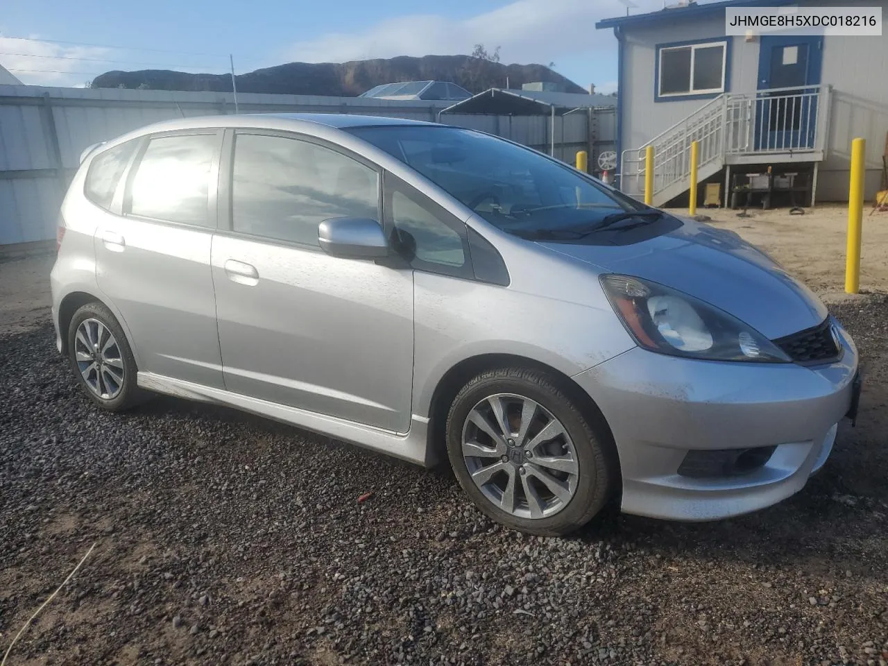 2013 Honda Fit Sport VIN: JHMGE8H5XDC018216 Lot: 79464664