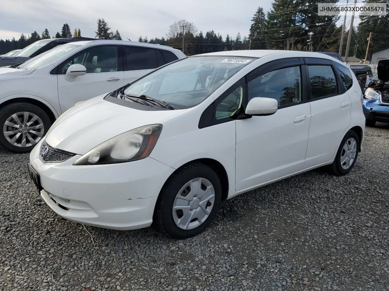 2013 Honda Fit VIN: JHMGE8G3XDC045478 Lot: 79873854