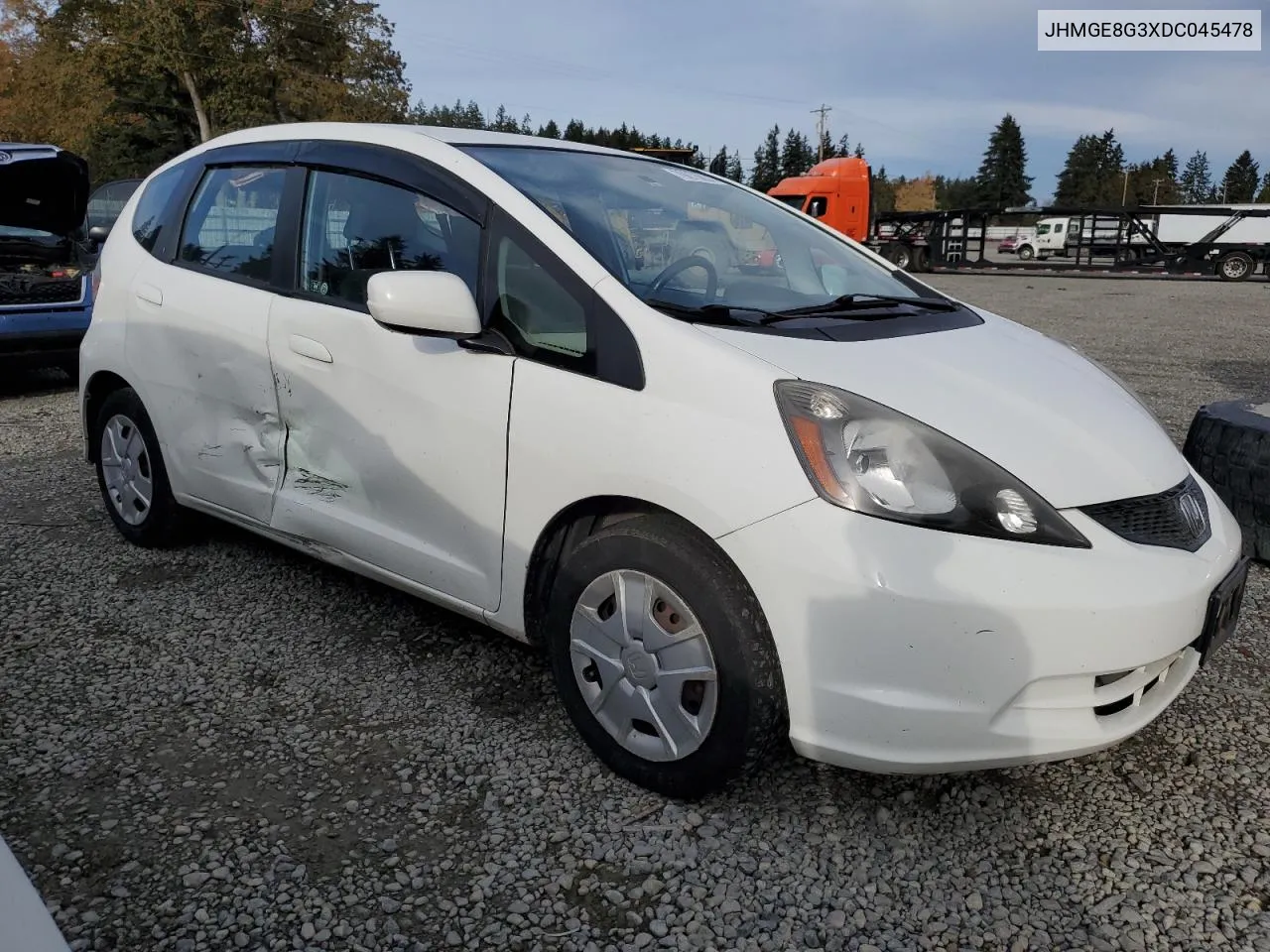 2013 Honda Fit VIN: JHMGE8G3XDC045478 Lot: 79873854