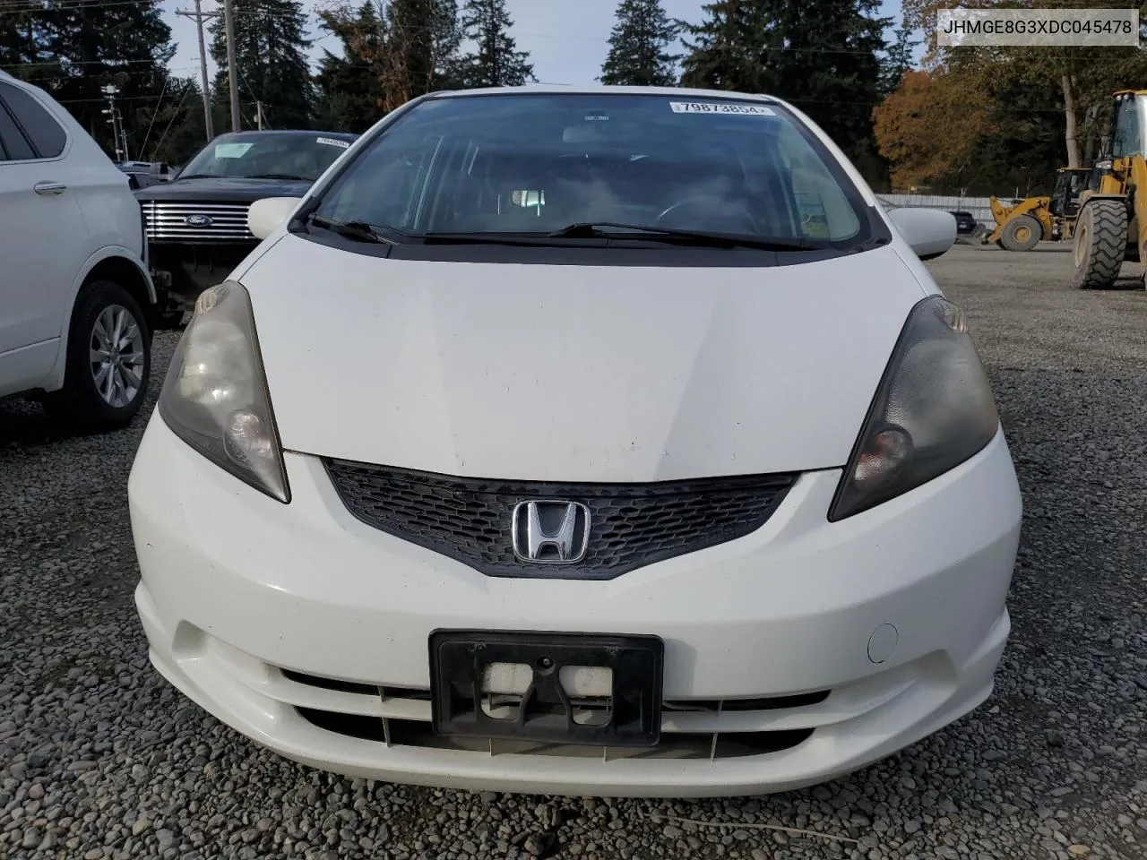 2013 Honda Fit VIN: JHMGE8G3XDC045478 Lot: 79873854