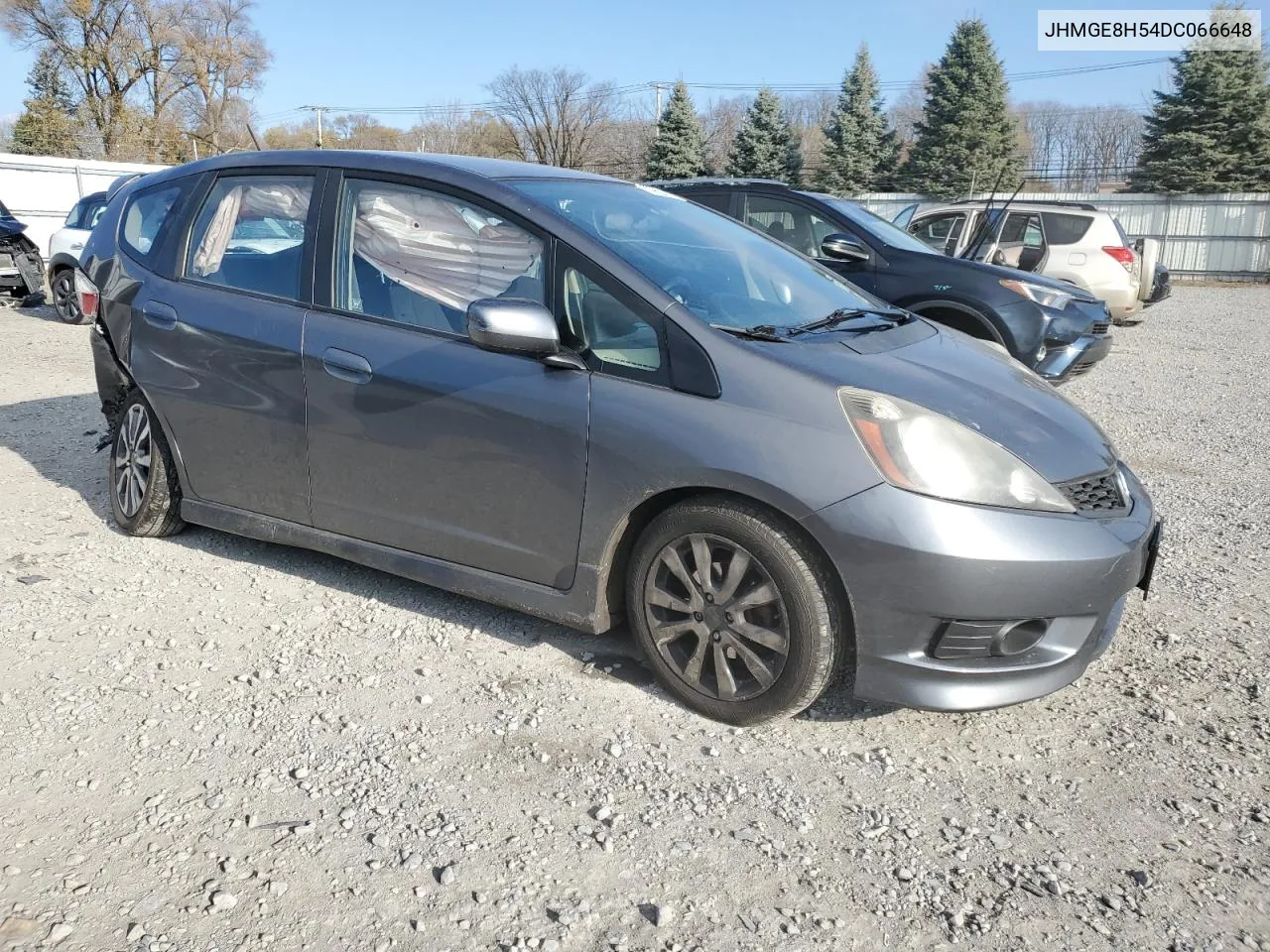 2013 Honda Fit Sport VIN: JHMGE8H54DC066648 Lot: 80360624