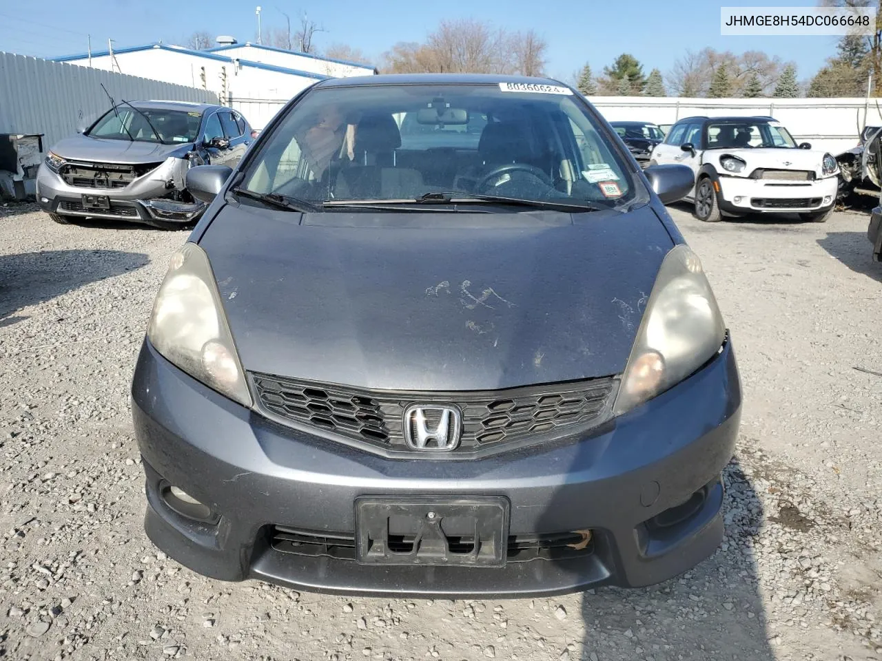 2013 Honda Fit Sport VIN: JHMGE8H54DC066648 Lot: 80360624