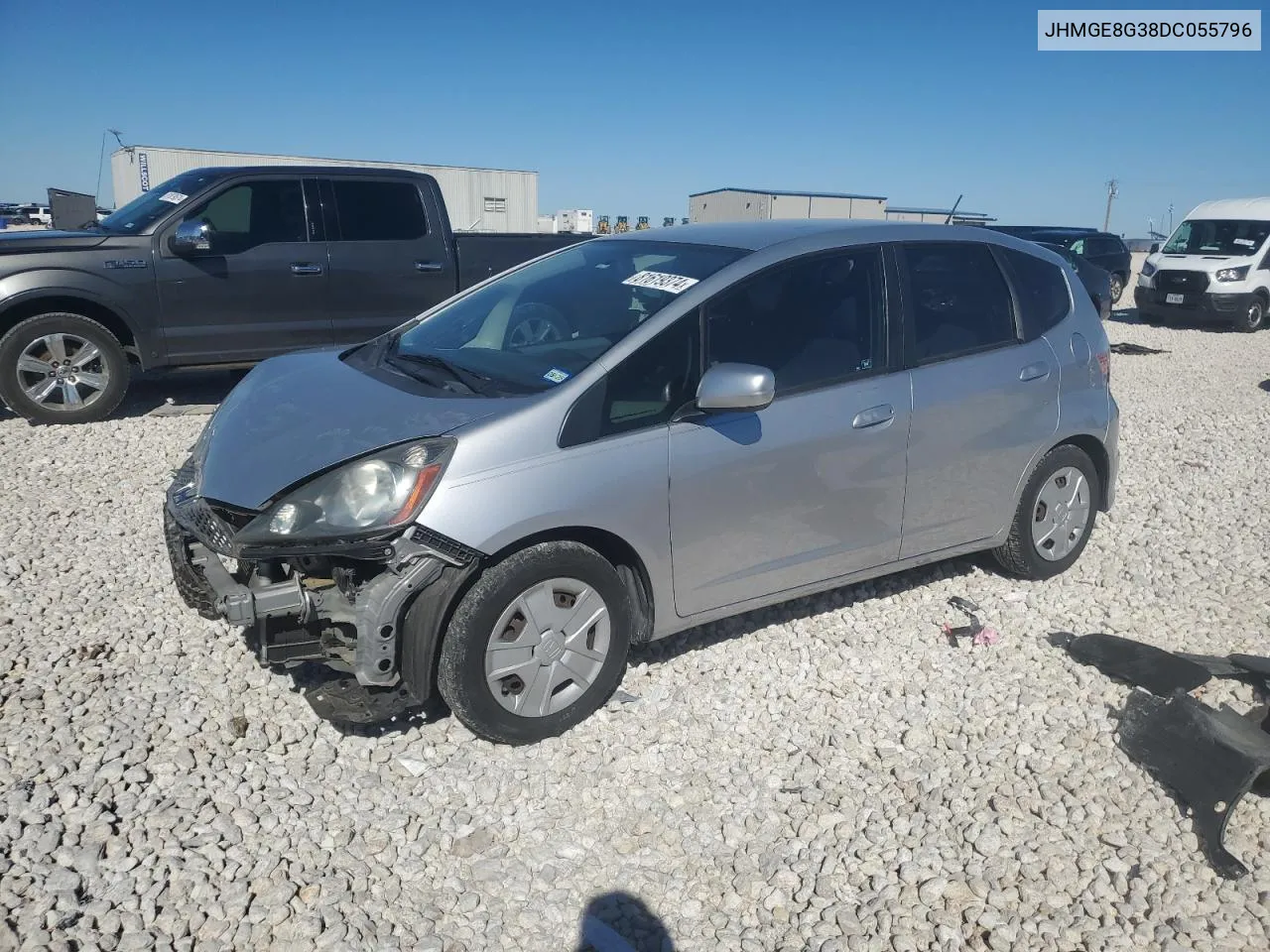 2013 Honda Fit VIN: JHMGE8G38DC055796 Lot: 81619374