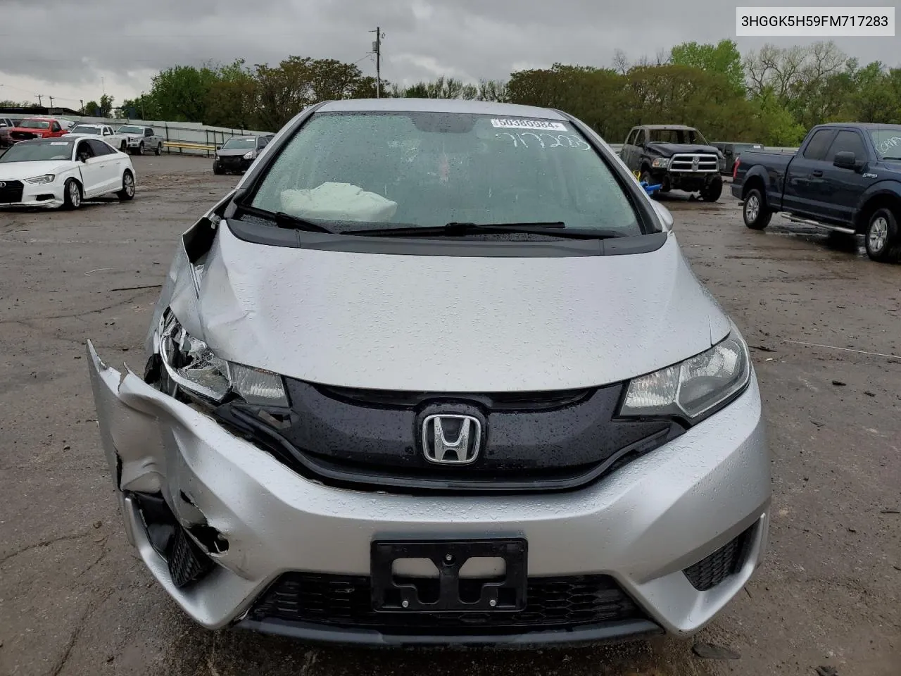 2015 Honda Fit Lx VIN: 3HGGK5H59FM717283 Lot: 50380984