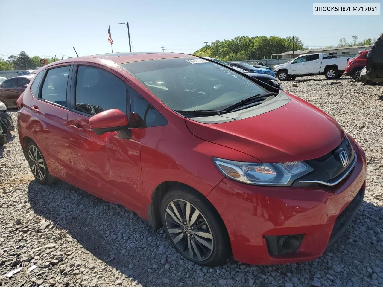 3HGGK5H87FM717051 2015 Honda Fit Ex