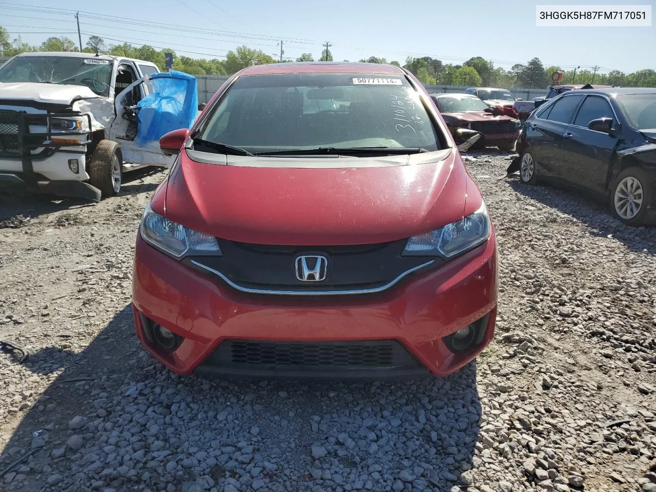 3HGGK5H87FM717051 2015 Honda Fit Ex