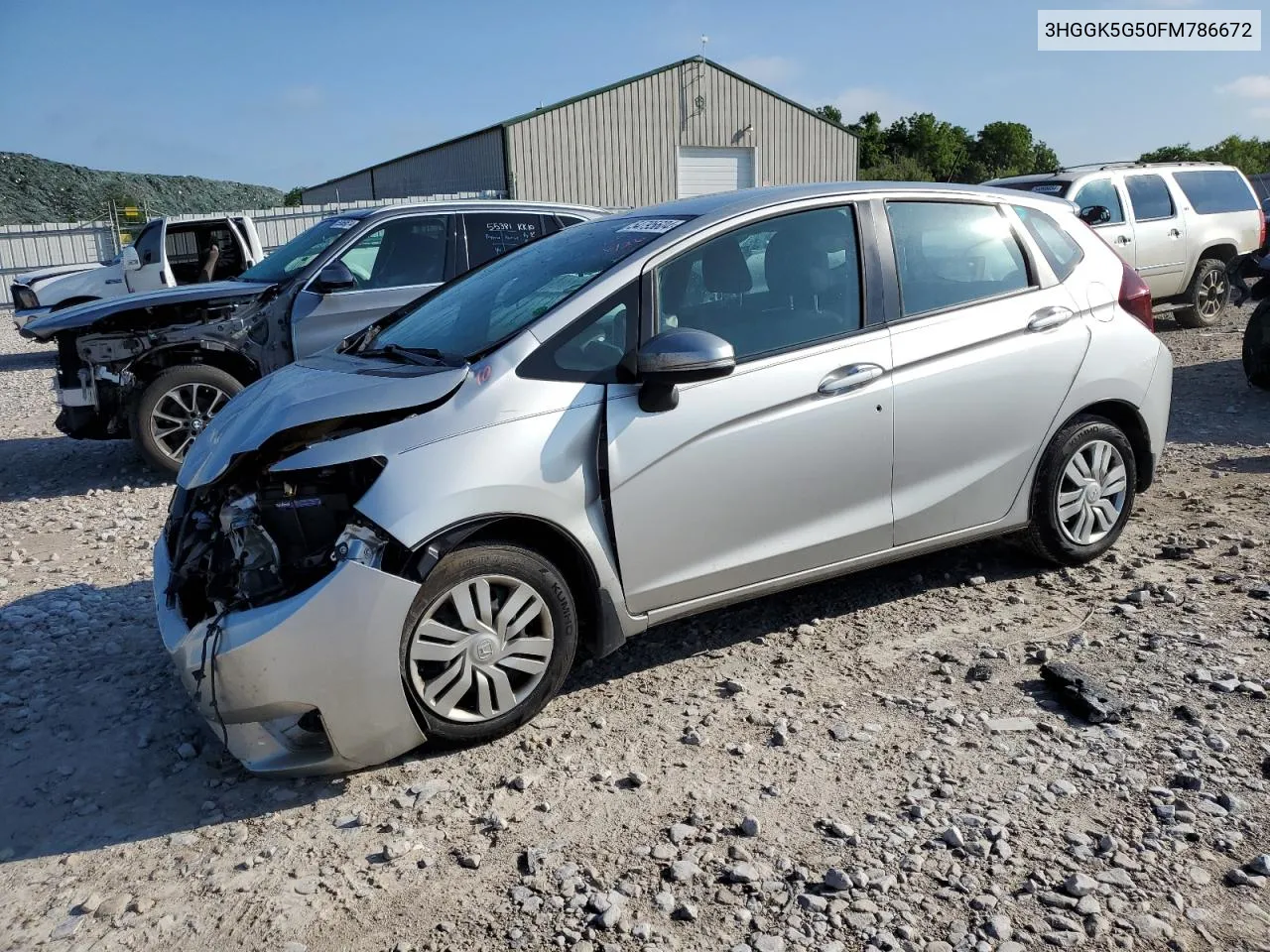 2015 Honda Fit Lx VIN: 3HGGK5G50FM786672 Lot: 54795604