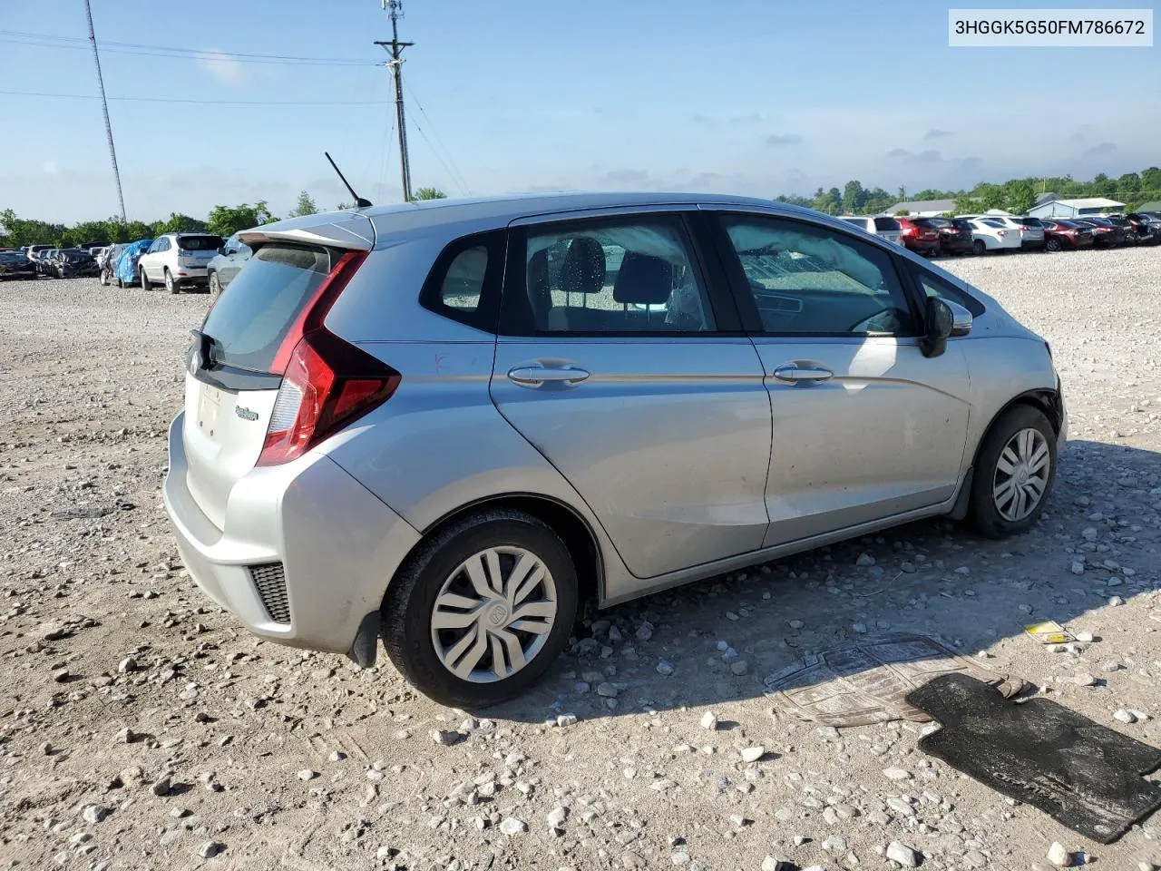 2015 Honda Fit Lx VIN: 3HGGK5G50FM786672 Lot: 54795604