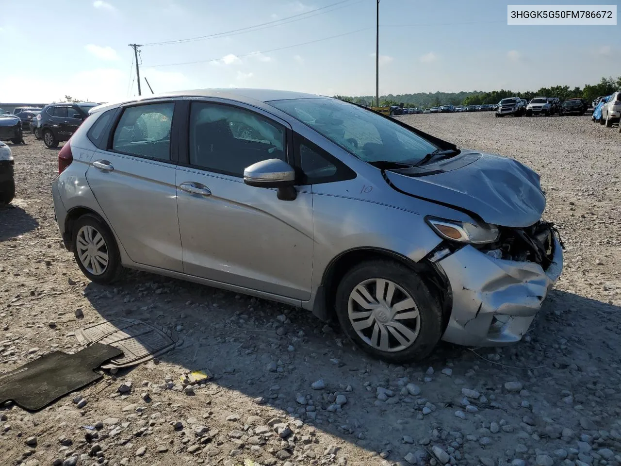 2015 Honda Fit Lx VIN: 3HGGK5G50FM786672 Lot: 54795604