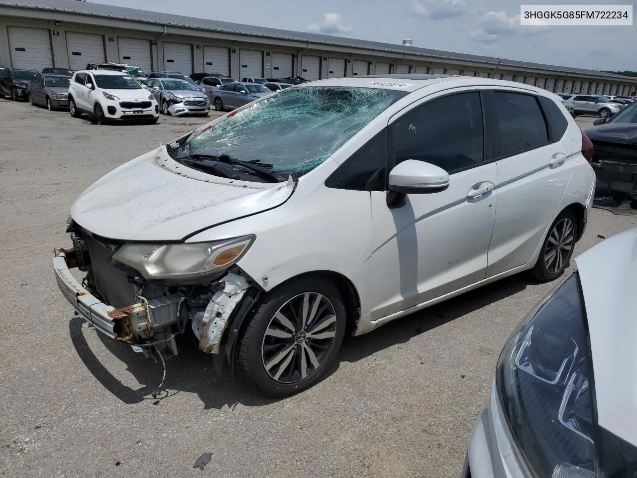 2015 Honda Fit Ex VIN: 3HGGK5G85FM722234 Lot: 56925614