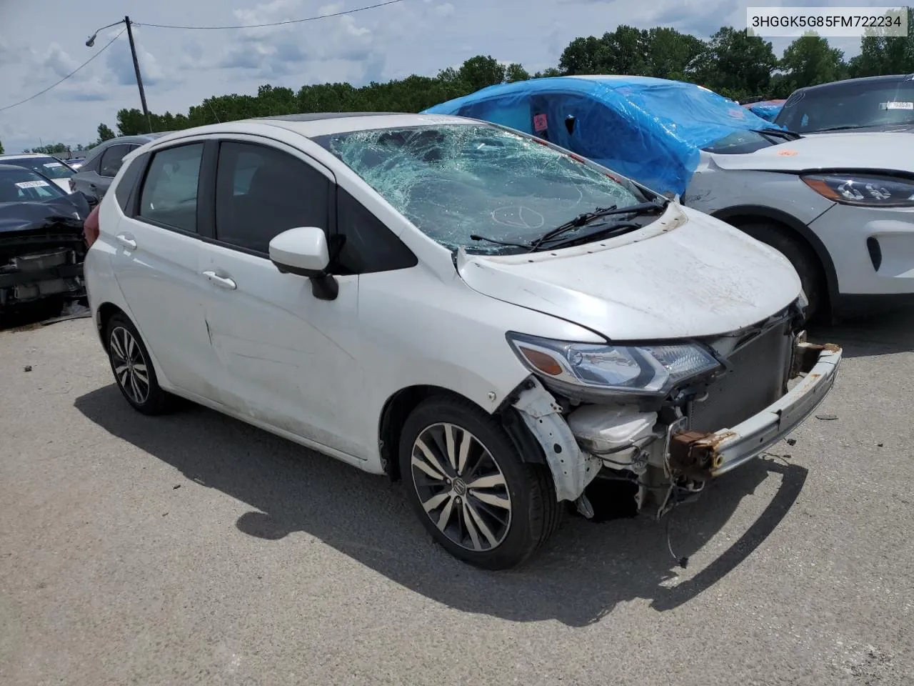 2015 Honda Fit Ex VIN: 3HGGK5G85FM722234 Lot: 56925614