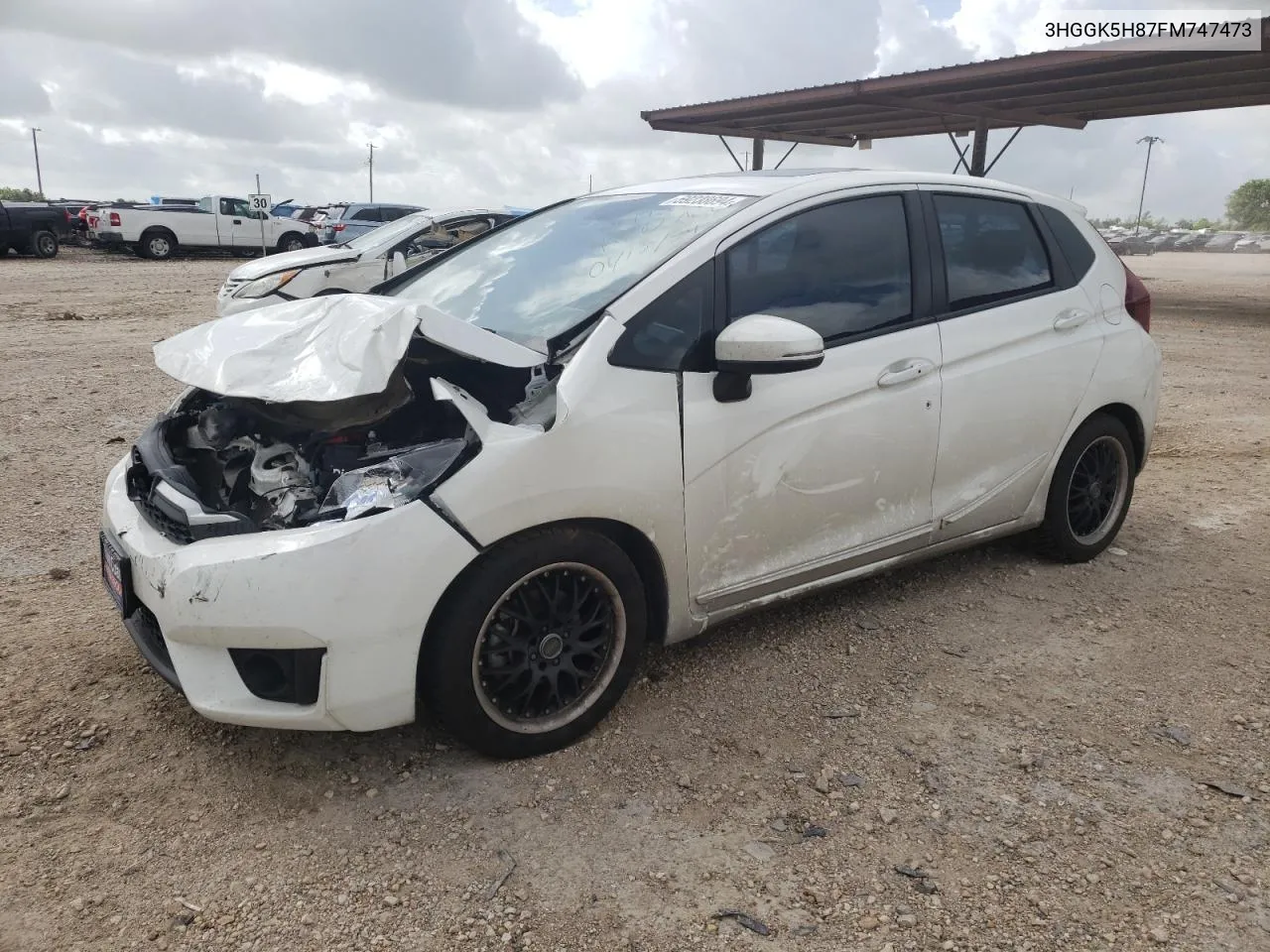 3HGGK5H87FM747473 2015 Honda Fit Ex