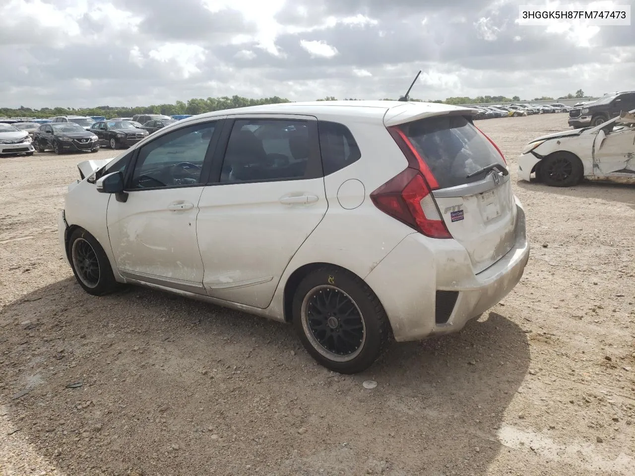 2015 Honda Fit Ex VIN: 3HGGK5H87FM747473 Lot: 59238694