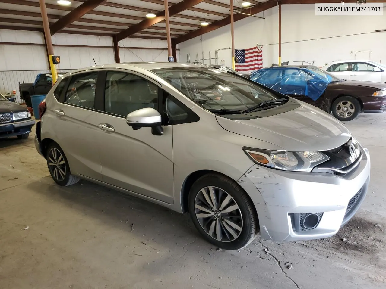 2015 Honda Fit Ex VIN: 3HGGK5H81FM741703 Lot: 59505244