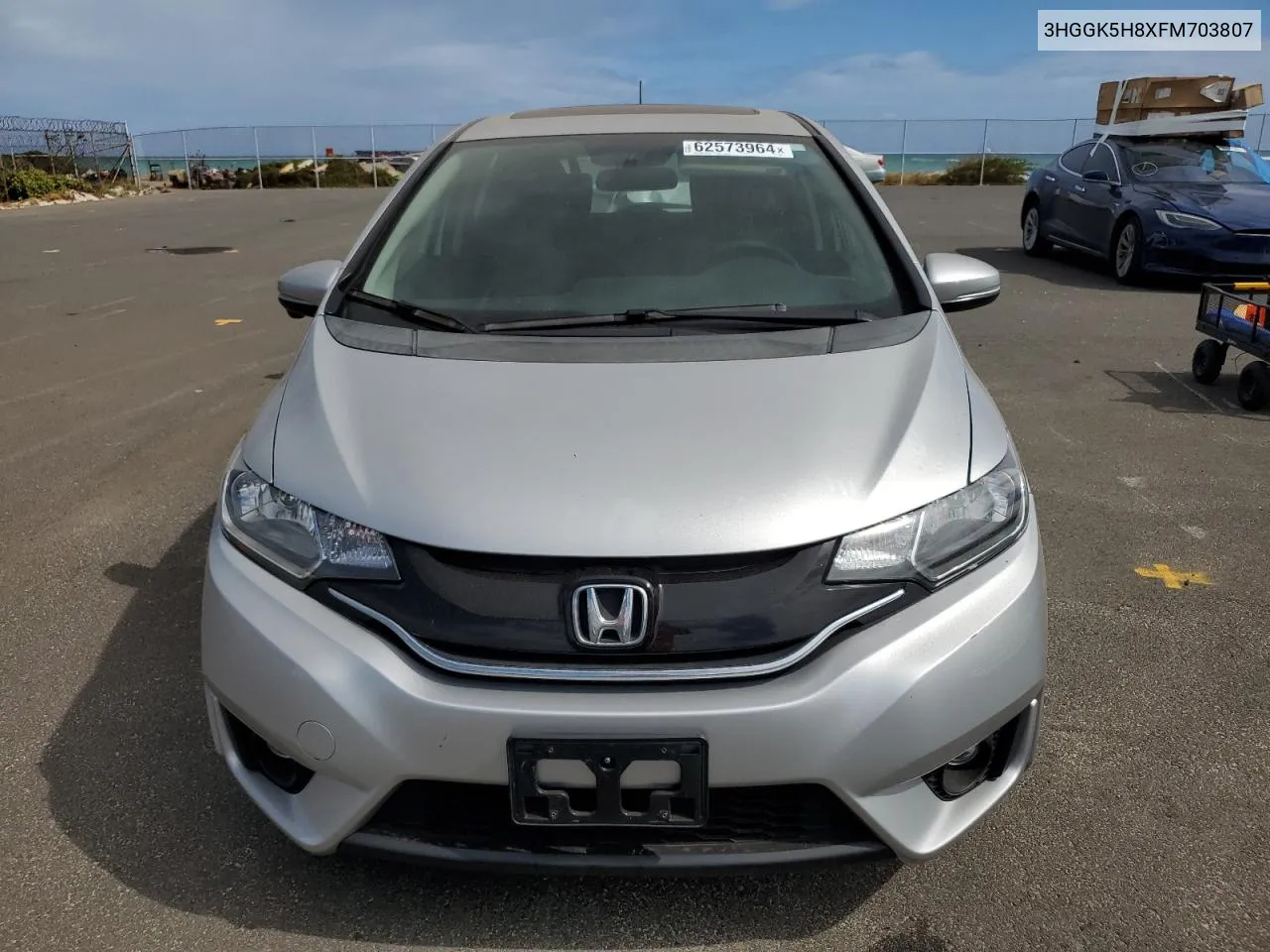 2015 Honda Fit Ex VIN: 3HGGK5H8XFM703807 Lot: 62573964