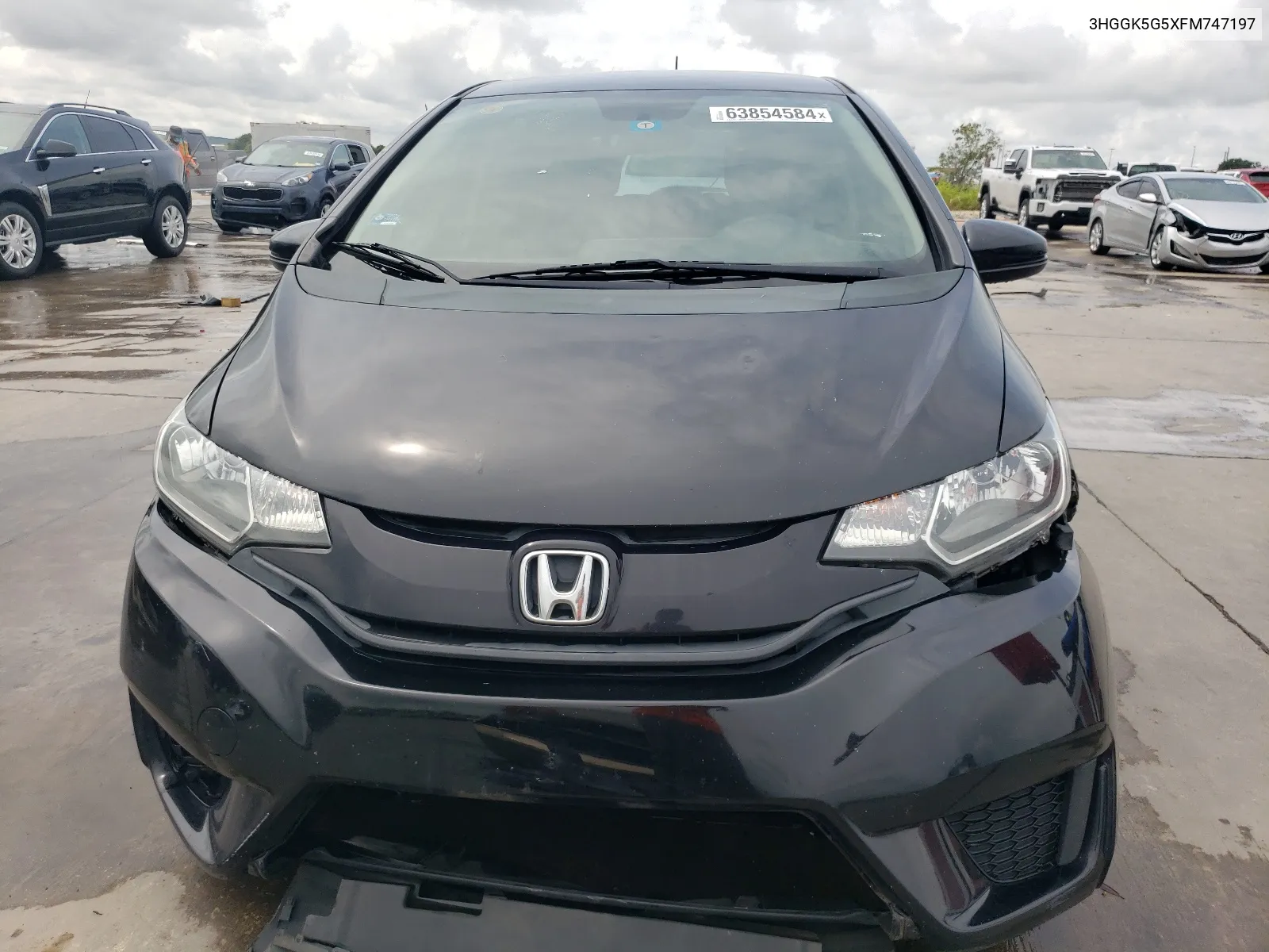 2015 Honda Fit Lx VIN: 3HGGK5G5XFM747197 Lot: 63854584