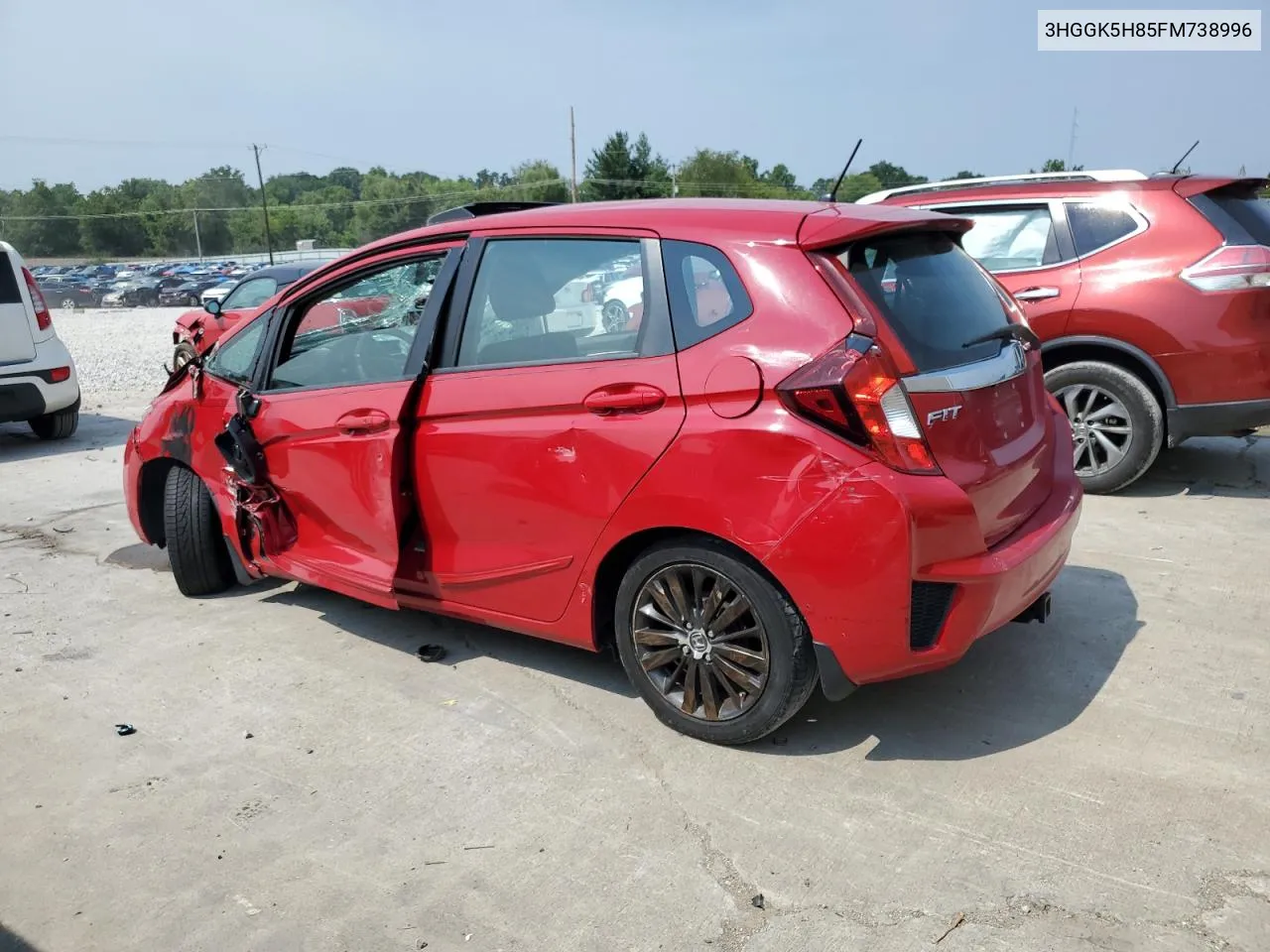 2015 Honda Fit Ex VIN: 3HGGK5H85FM738996 Lot: 64623984