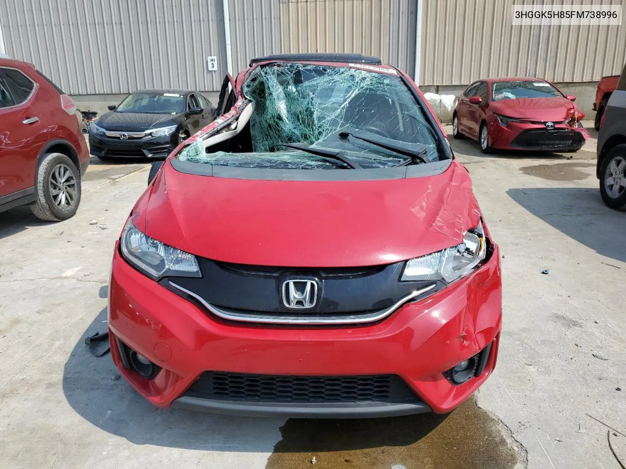 2015 Honda Fit Ex VIN: 3HGGK5H85FM738996 Lot: 64623984