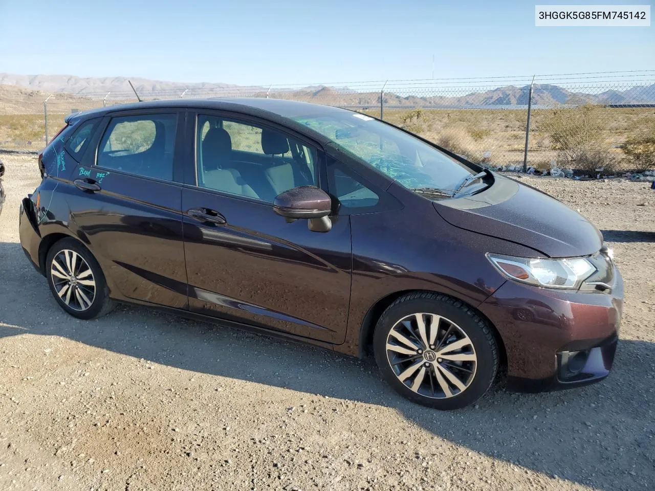 2015 Honda Fit Ex VIN: 3HGGK5G85FM745142 Lot: 64808554