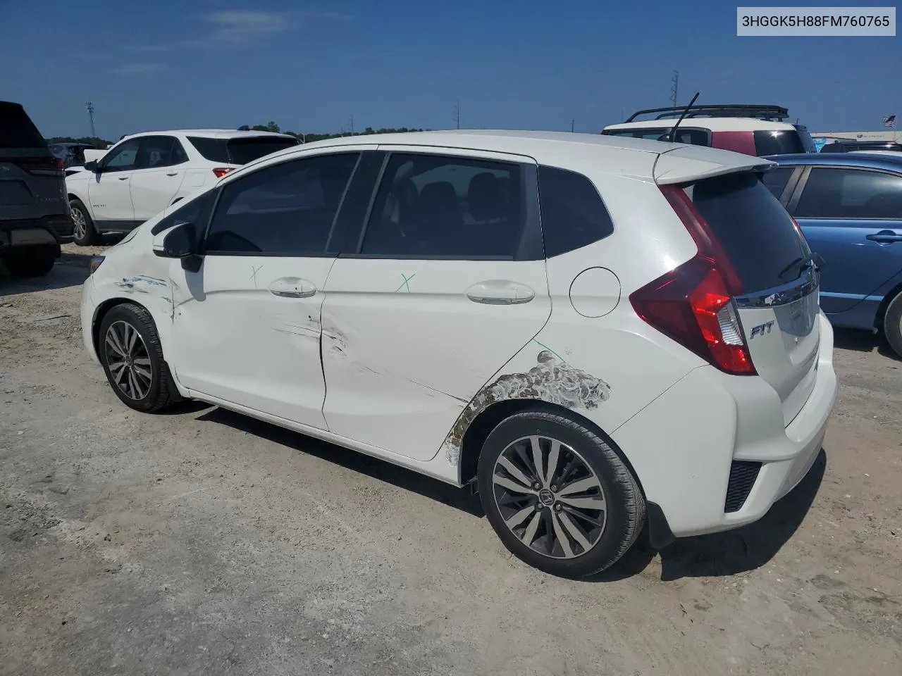 2015 Honda Fit Ex VIN: 3HGGK5H88FM760765 Lot: 64987424