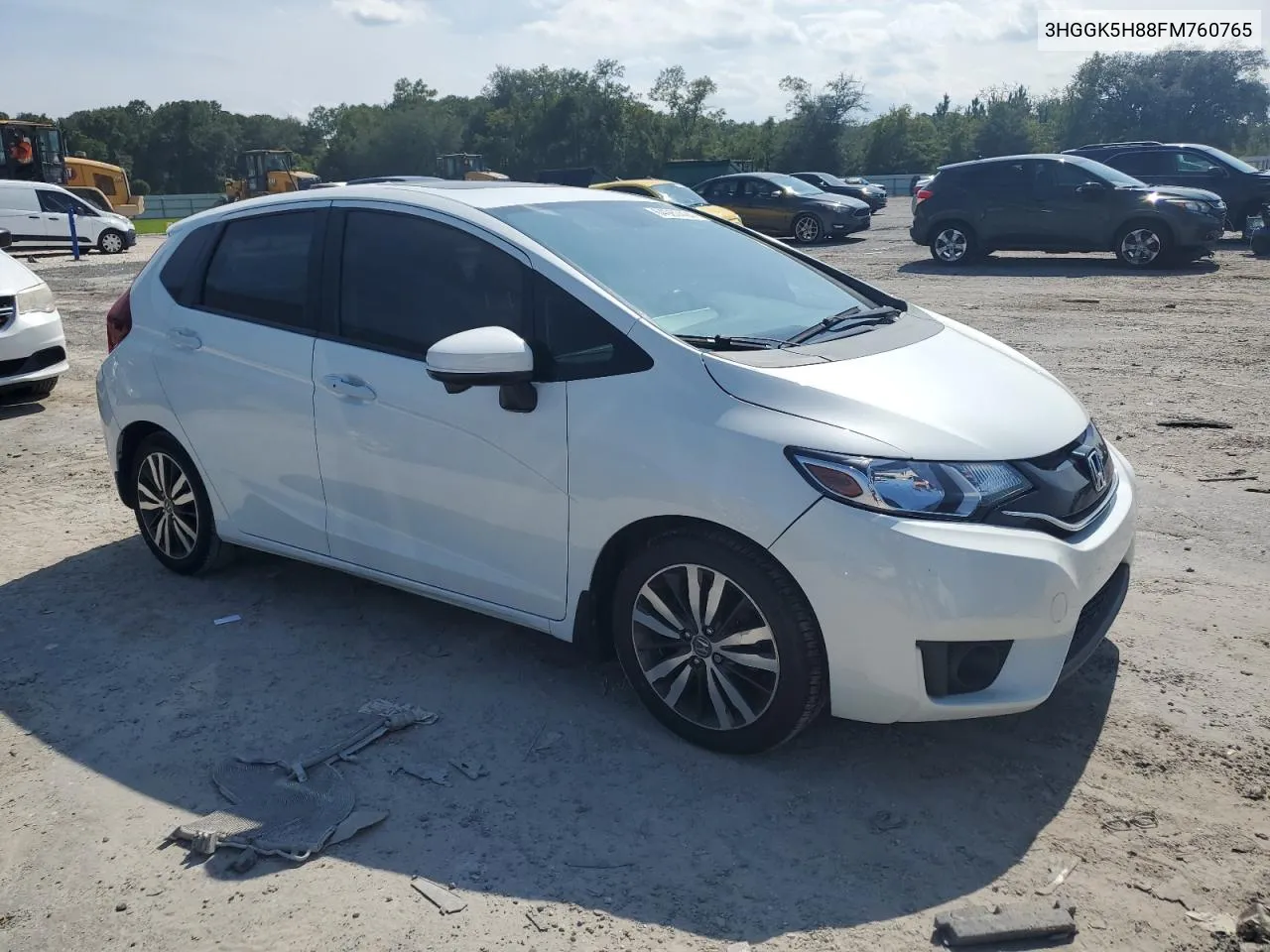 2015 Honda Fit Ex VIN: 3HGGK5H88FM760765 Lot: 64987424