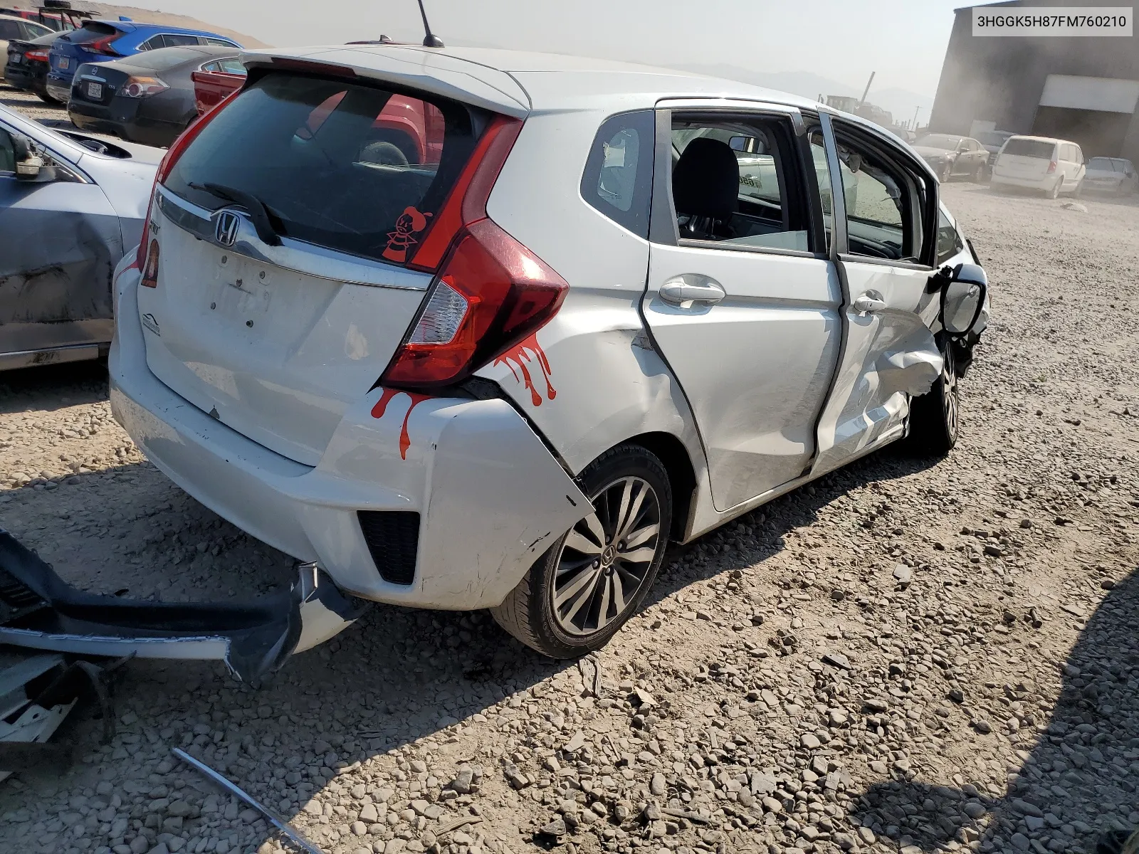 3HGGK5H87FM760210 2015 Honda Fit Ex