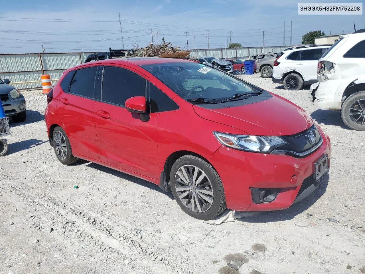 2015 Honda Fit Ex VIN: 3HGGK5H82FM752208 Lot: 65848564