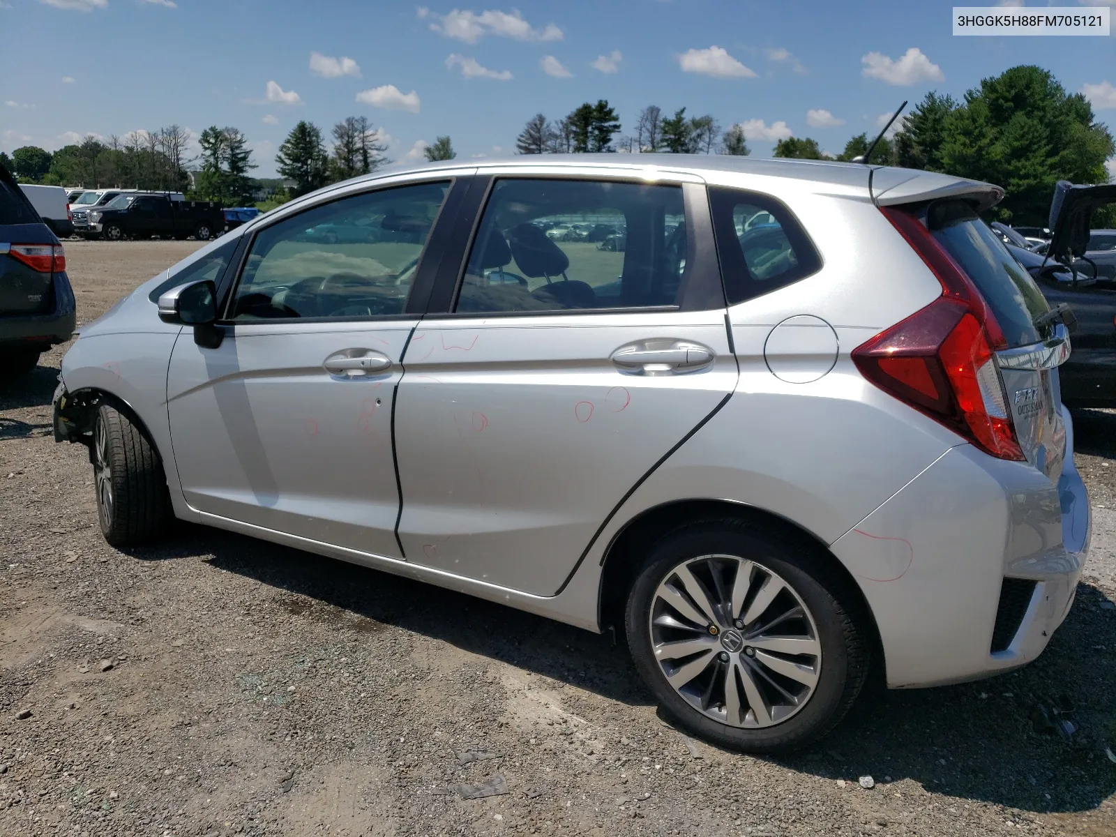 2015 Honda Fit Ex VIN: 3HGGK5H88FM705121 Lot: 66305964