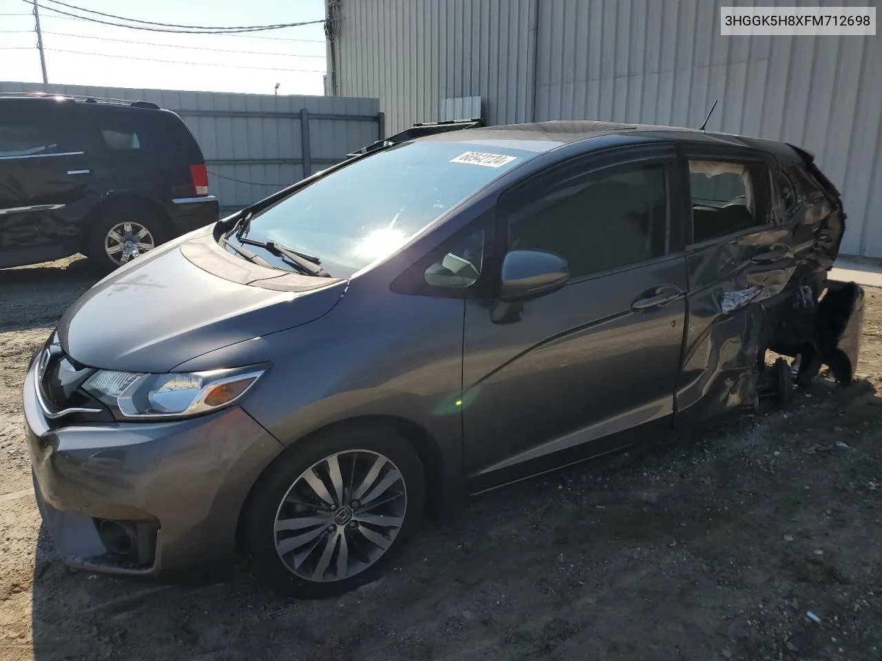 2015 Honda Fit Ex VIN: 3HGGK5H8XFM712698 Lot: 66942124