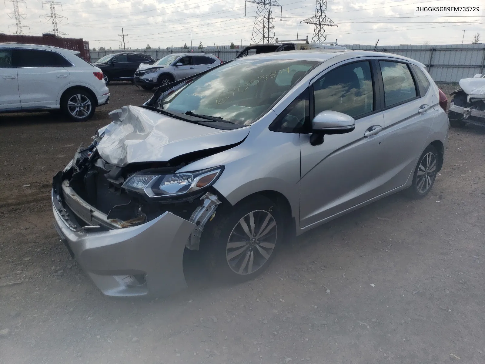 3HGGK5G89FM735729 2015 Honda Fit Ex