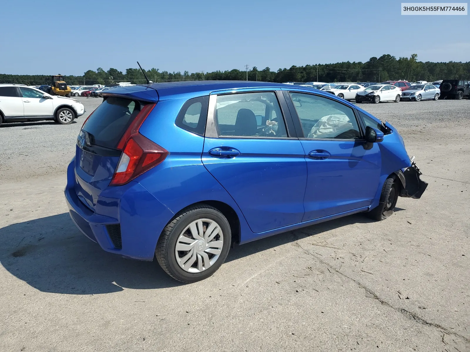 3HGGK5H55FM774466 2015 Honda Fit Lx