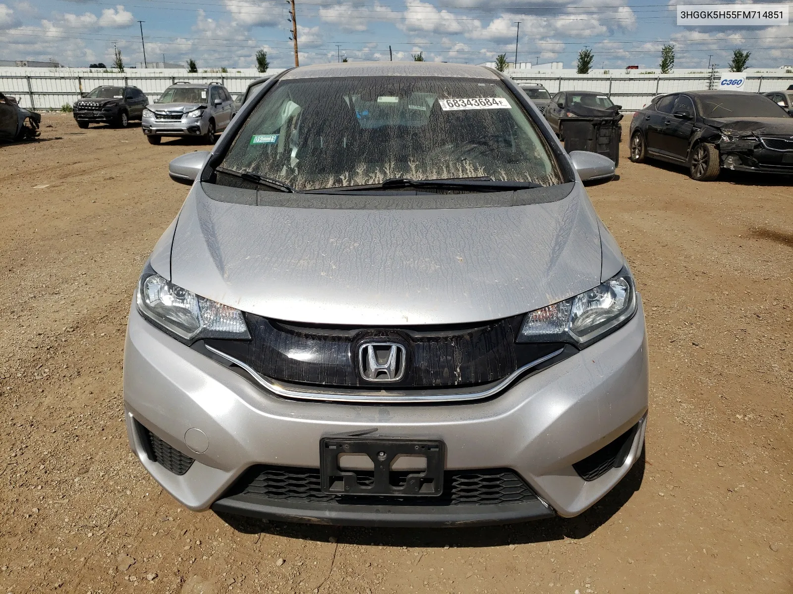 3HGGK5H55FM714851 2015 Honda Fit Lx