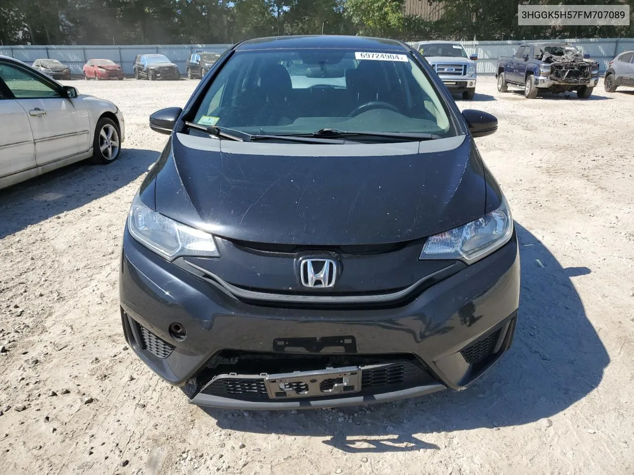 2015 Honda Fit Lx VIN: 3HGGK5H57FM707089 Lot: 69724904