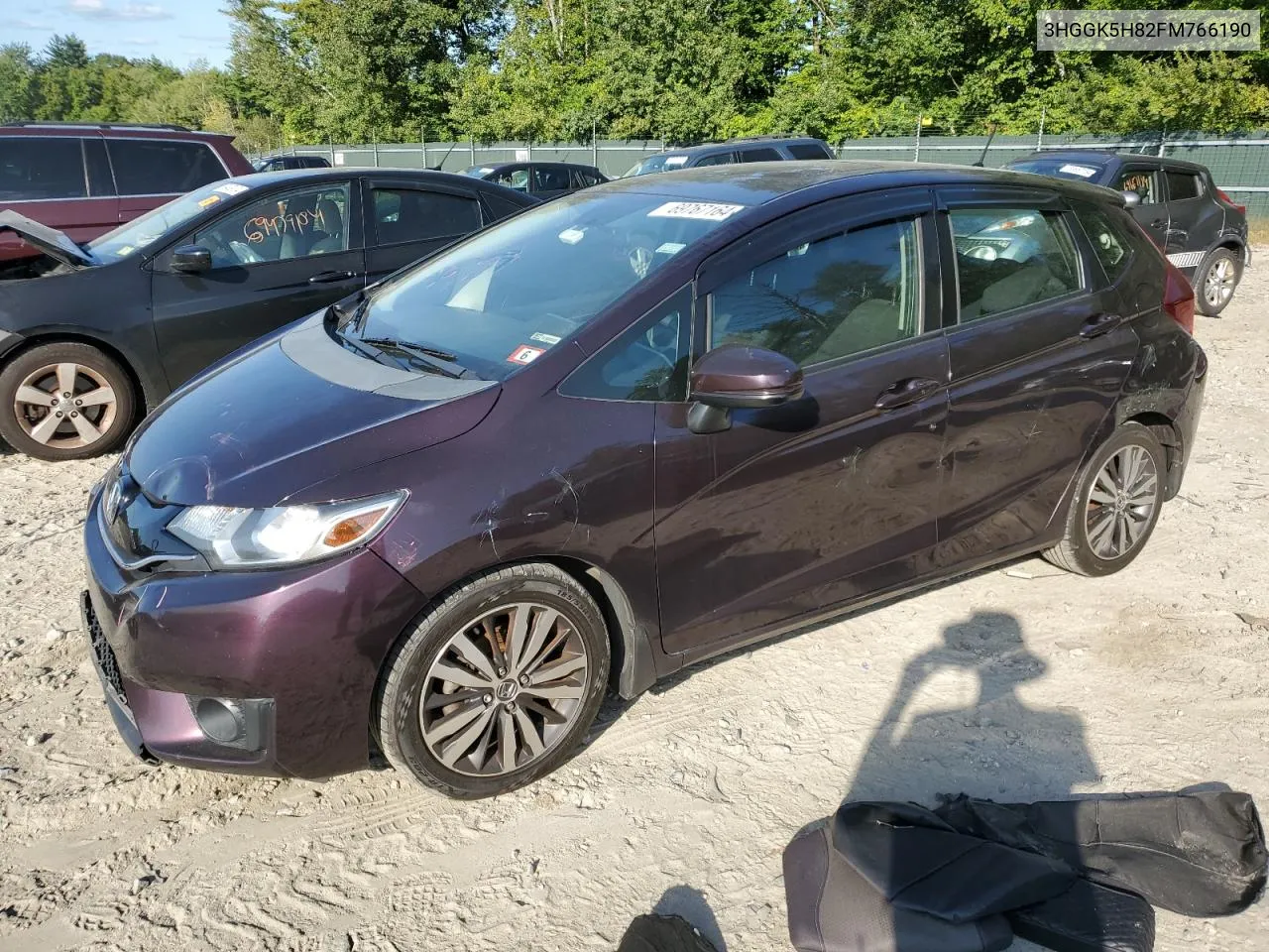 3HGGK5H82FM766190 2015 Honda Fit Ex