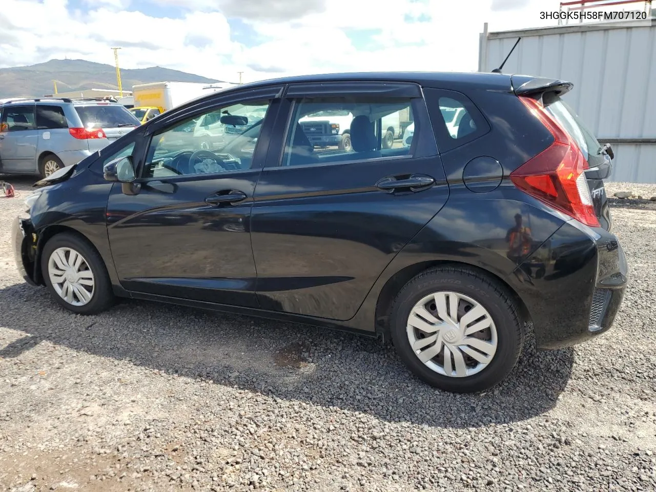 2015 Honda Fit Lx VIN: 3HGGK5H58FM707120 Lot: 70066924