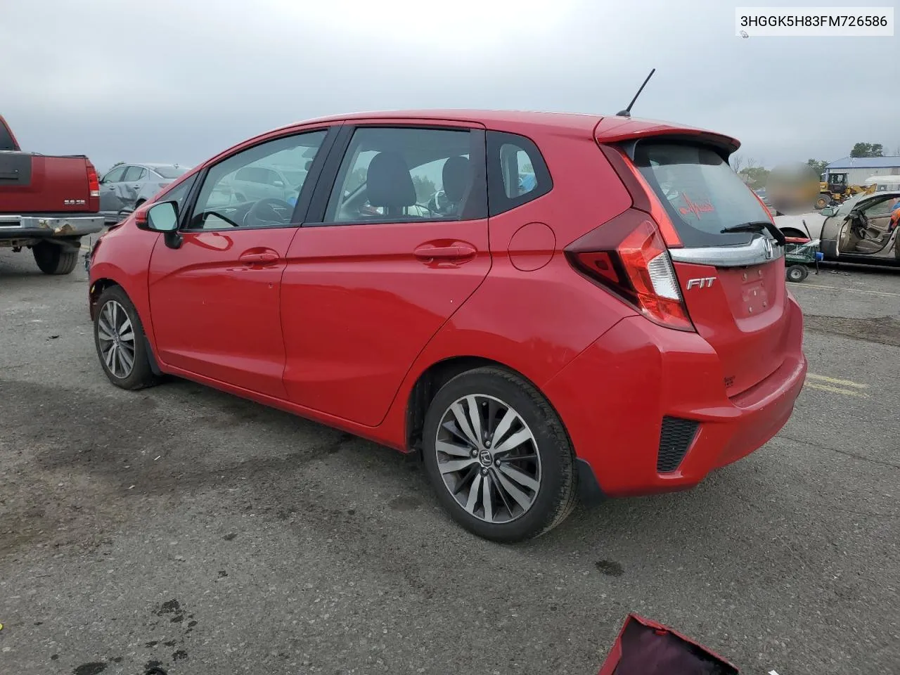 2015 Honda Fit Ex VIN: 3HGGK5H83FM726586 Lot: 70580564