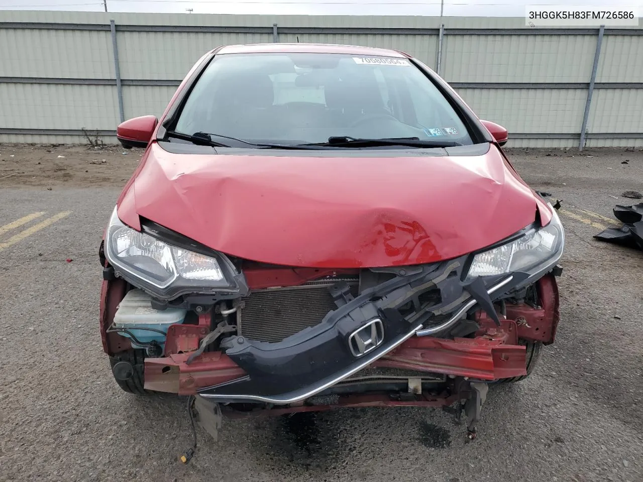 3HGGK5H83FM726586 2015 Honda Fit Ex