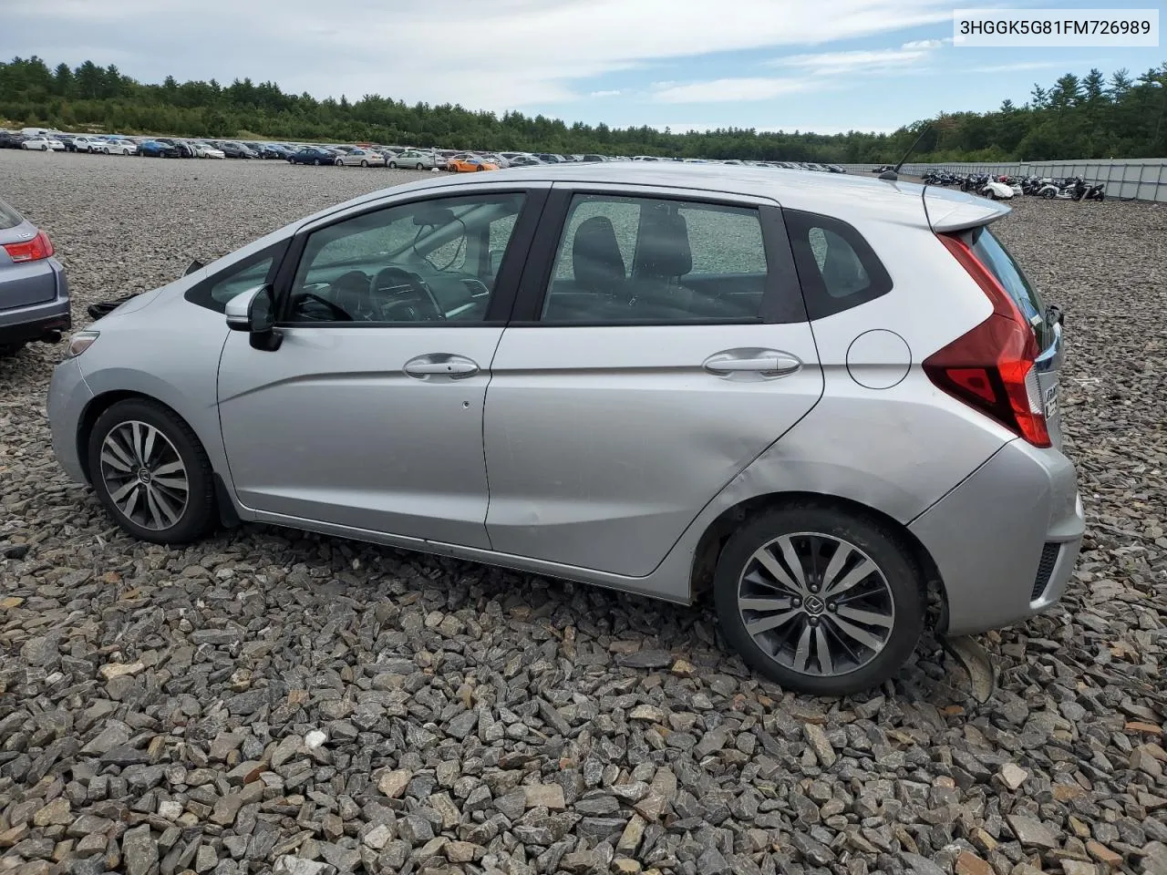 2015 Honda Fit Ex VIN: 3HGGK5G81FM726989 Lot: 70745824