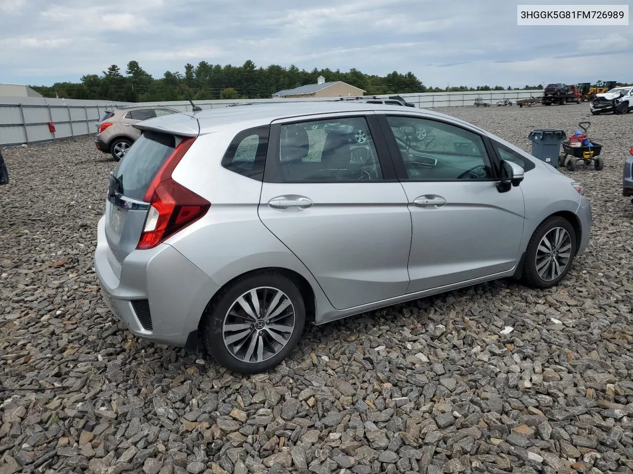 2015 Honda Fit Ex VIN: 3HGGK5G81FM726989 Lot: 70745824