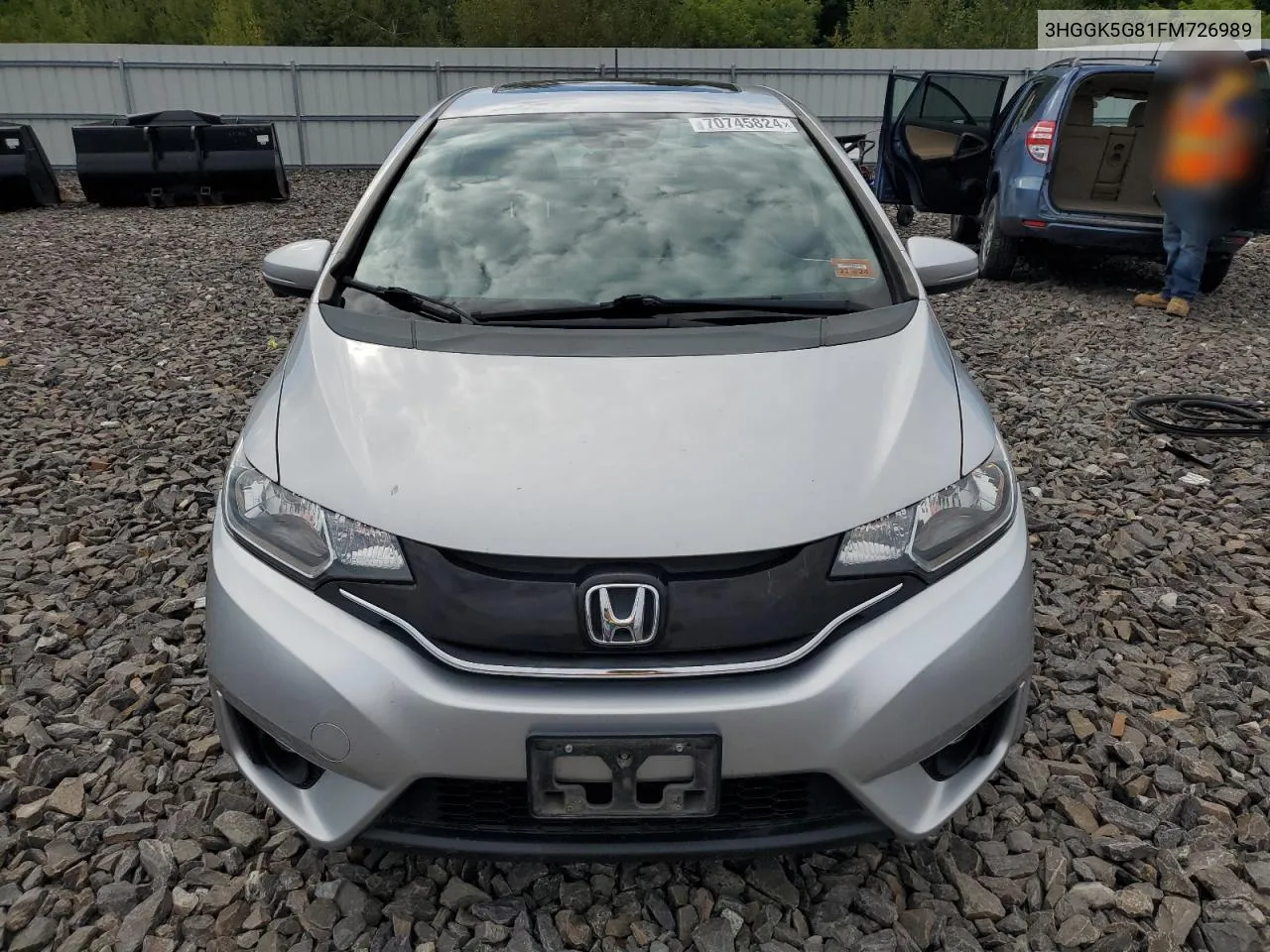 2015 Honda Fit Ex VIN: 3HGGK5G81FM726989 Lot: 70745824