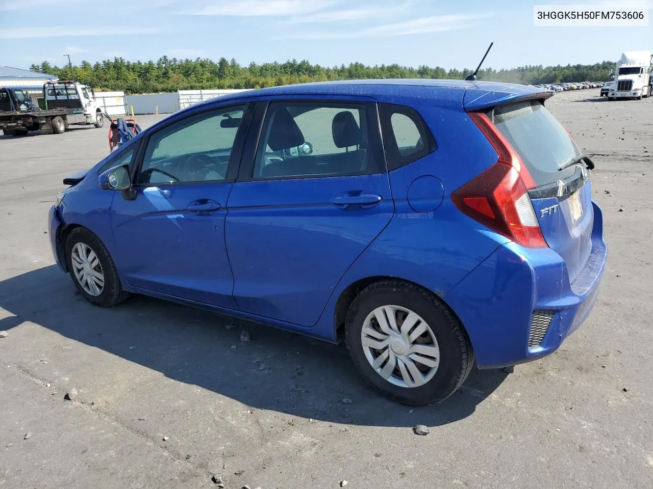 2015 Honda Fit Lx VIN: 3HGGK5H50FM753606 Lot: 70834134