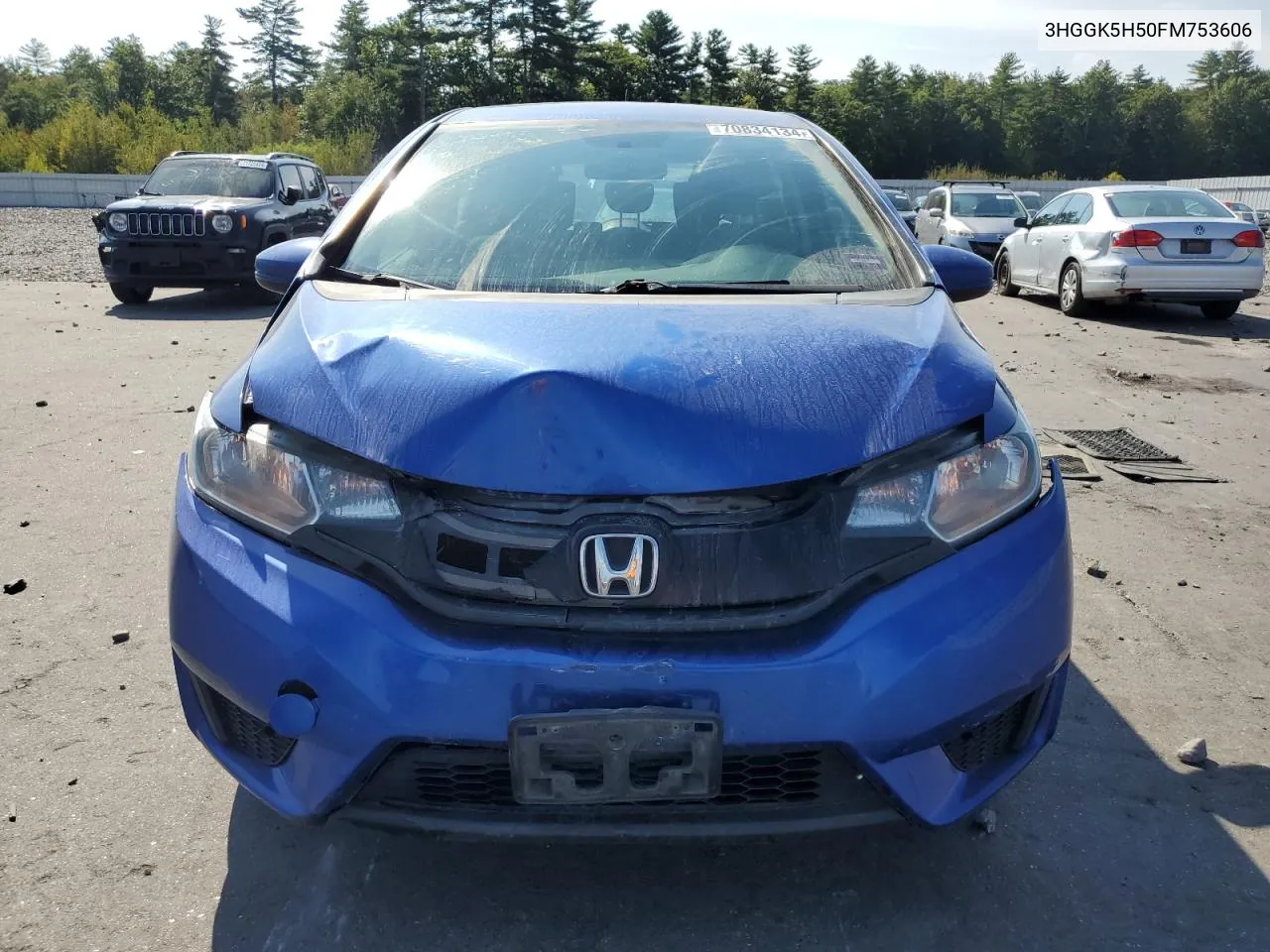 2015 Honda Fit Lx VIN: 3HGGK5H50FM753606 Lot: 70834134